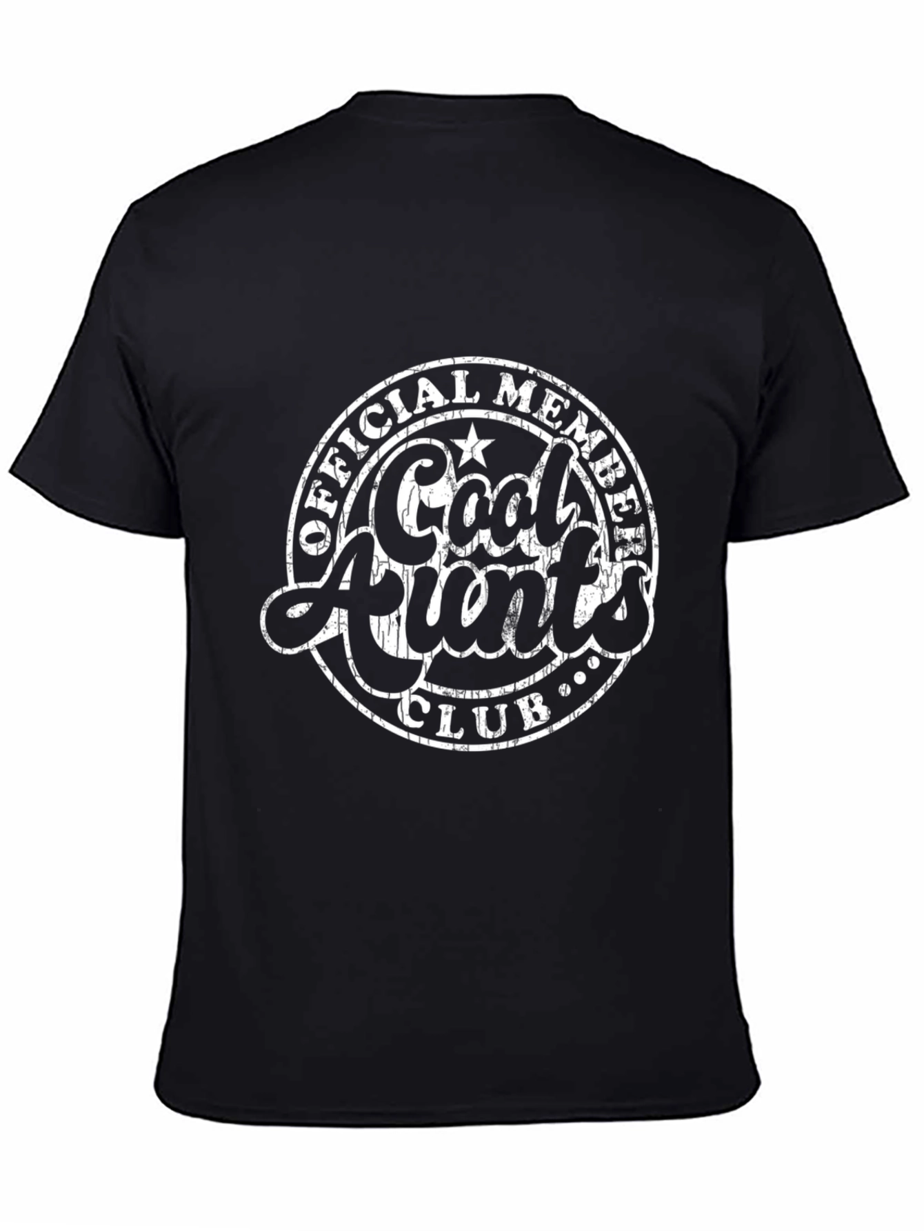 Cool Aunts Club Black T-Shirt - Official Member
