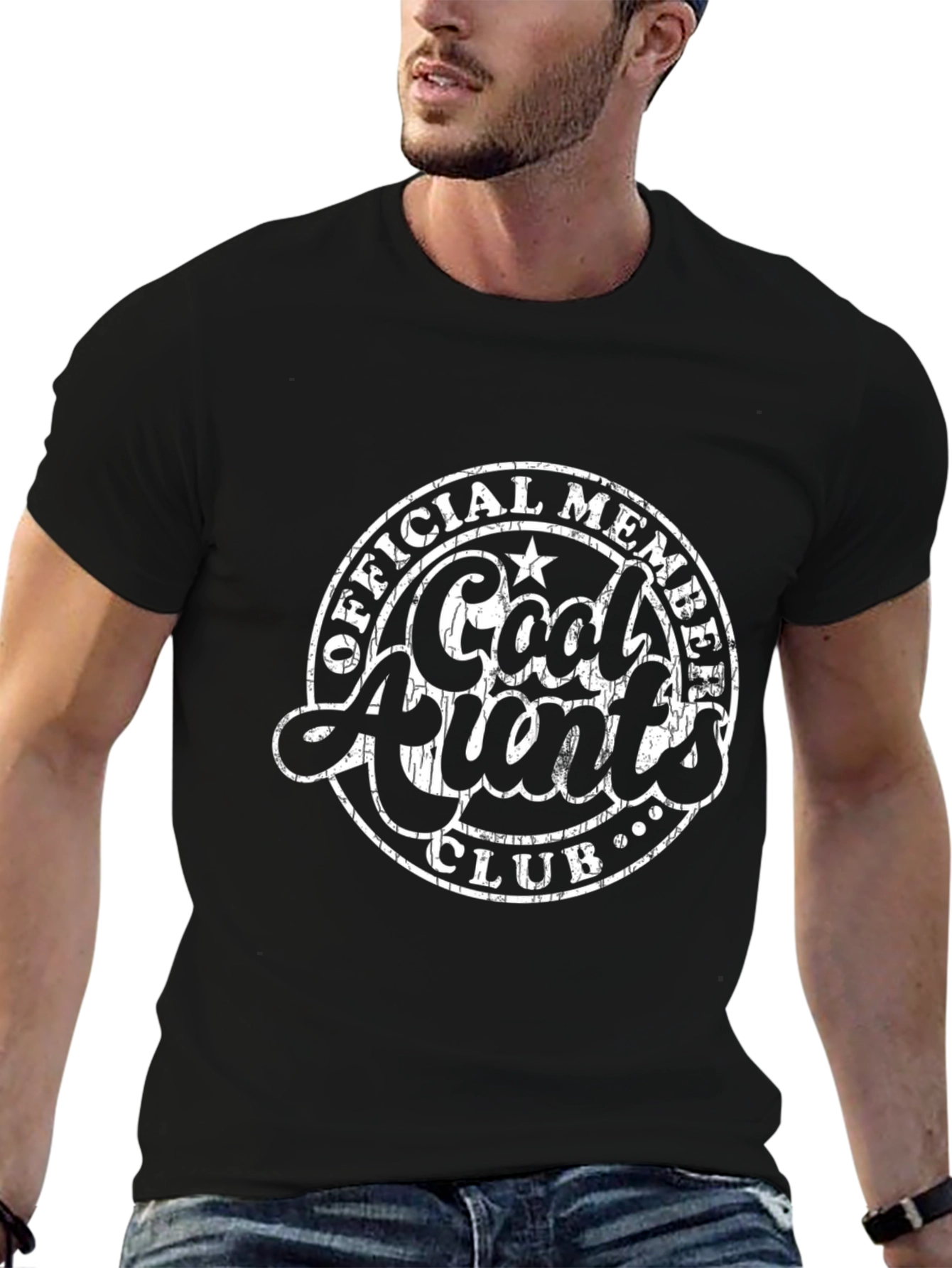 Cool Aunts Club Black T-Shirt - Official Member