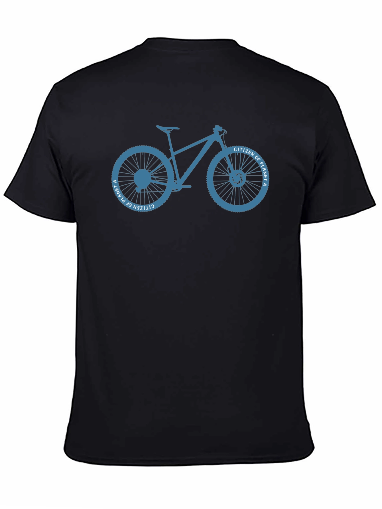 Citizen of Planet A Bike Graphic Tee - Black