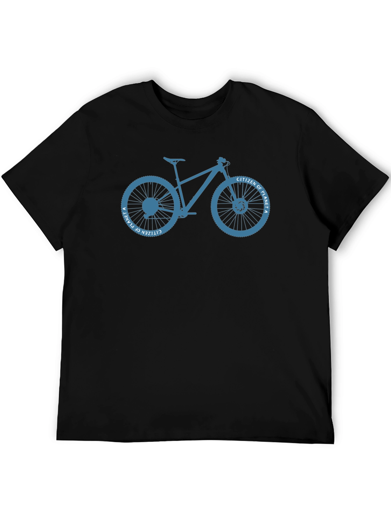 Citizen of Planet A Bike Graphic Tee - Black