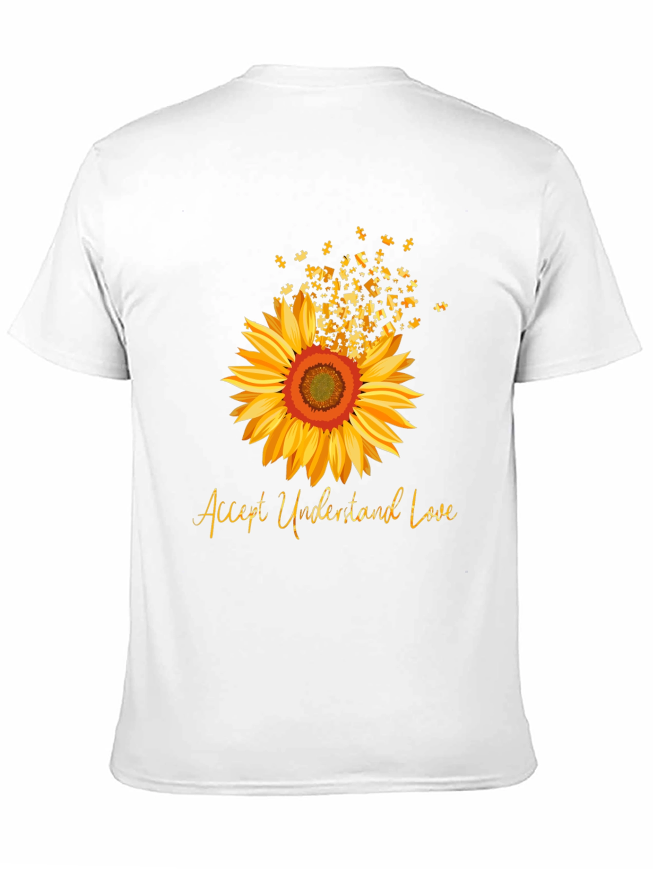 Accept Understand Love Sunflower T-Shirt