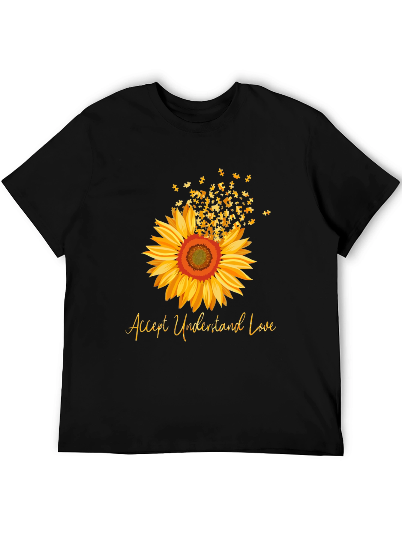 Accept Understand Love Sunflower T-Shirt