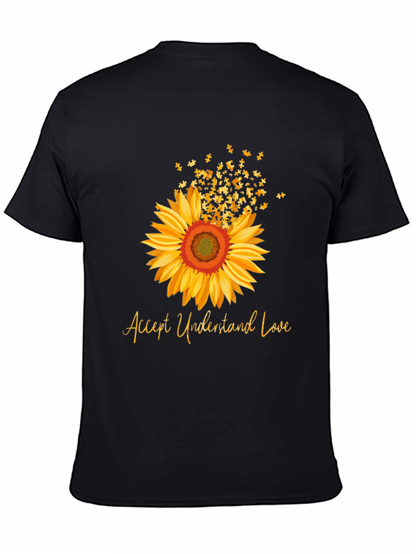 Accept Understand Love Sunflower T-Shirt