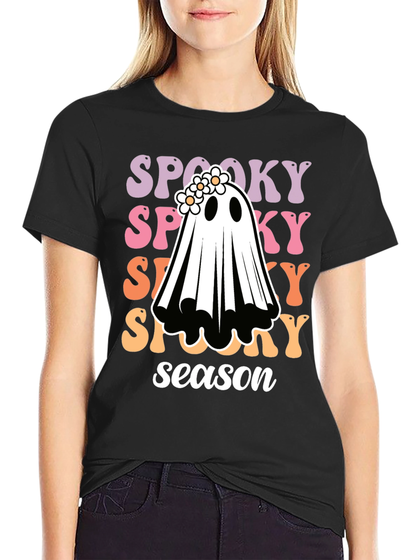 Spooky Season Ghost T-Shirt
