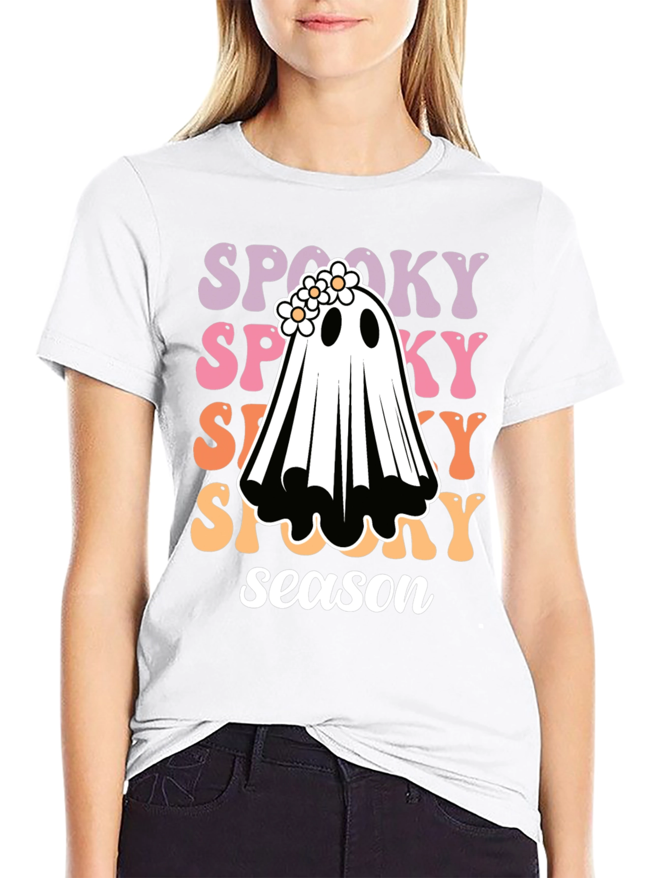Spooky Season Ghost T-Shirt