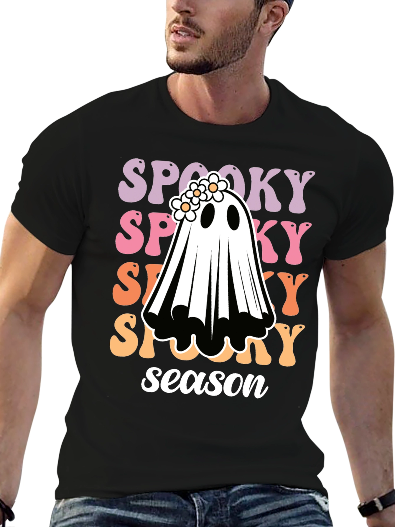 Spooky Season Ghost T-Shirt