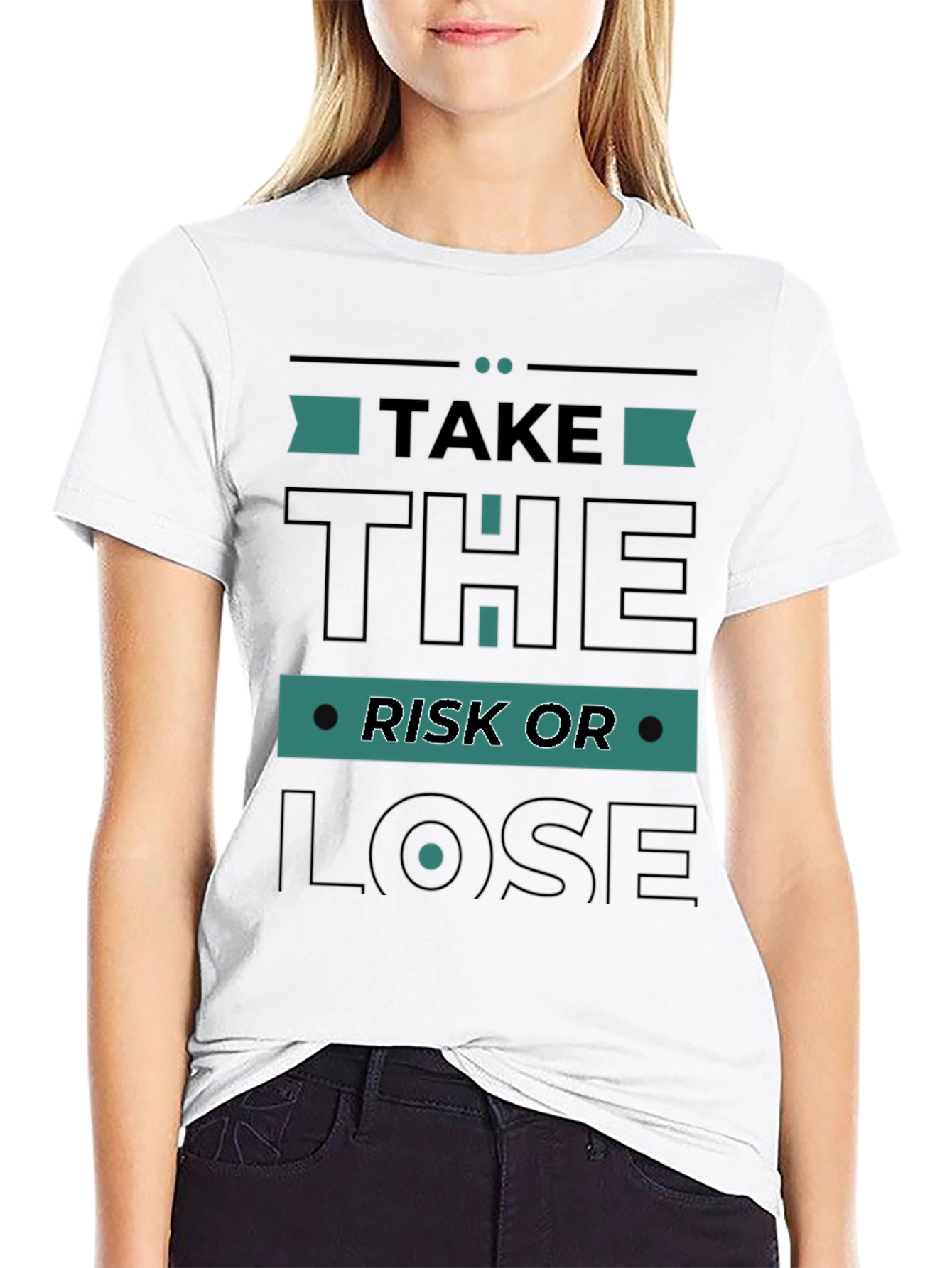 Take the Risk T-Shirt - Motivation Casual Comfortable