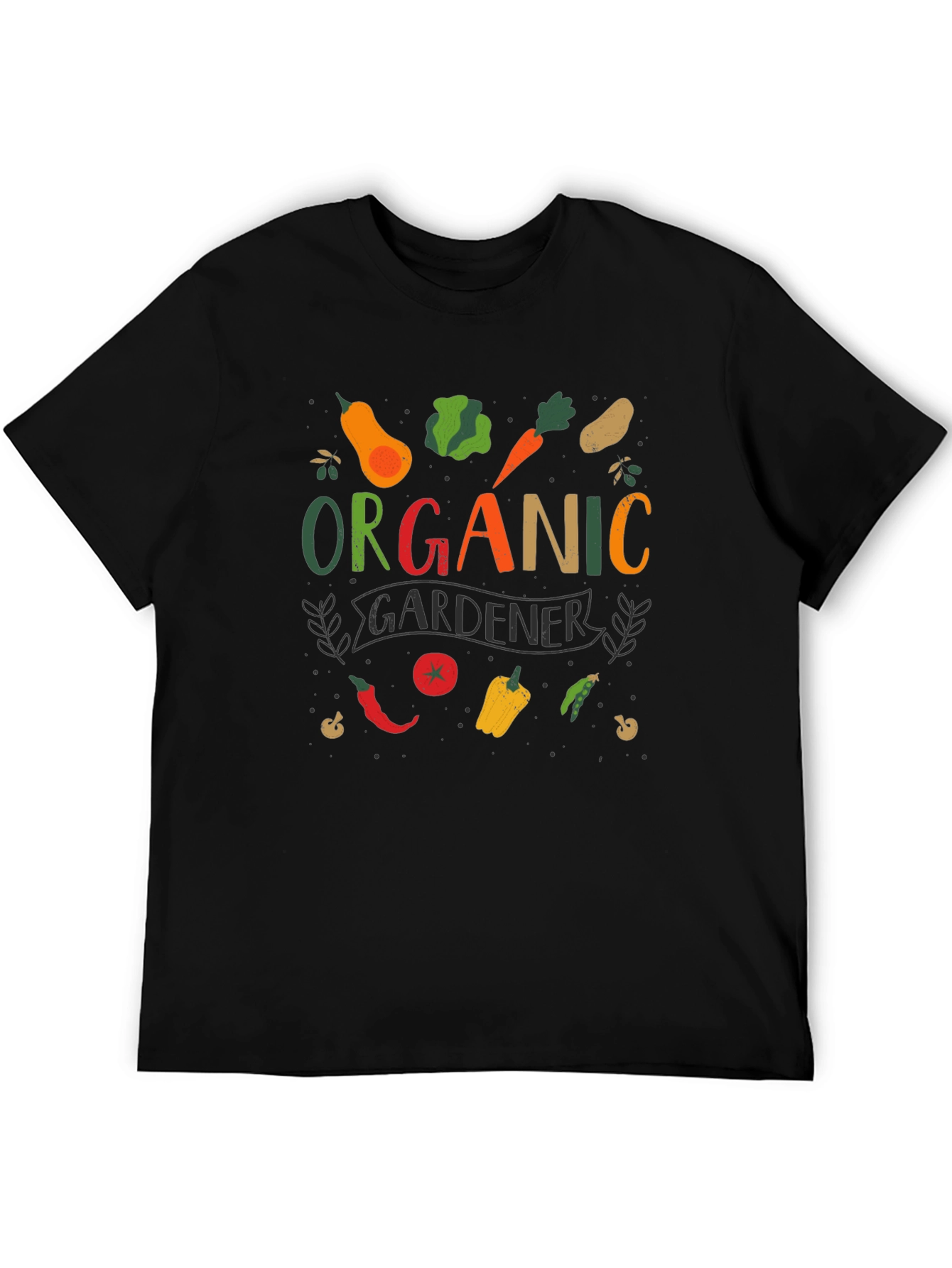 Organic Gardener T-Shirt - Unisex Black Tee