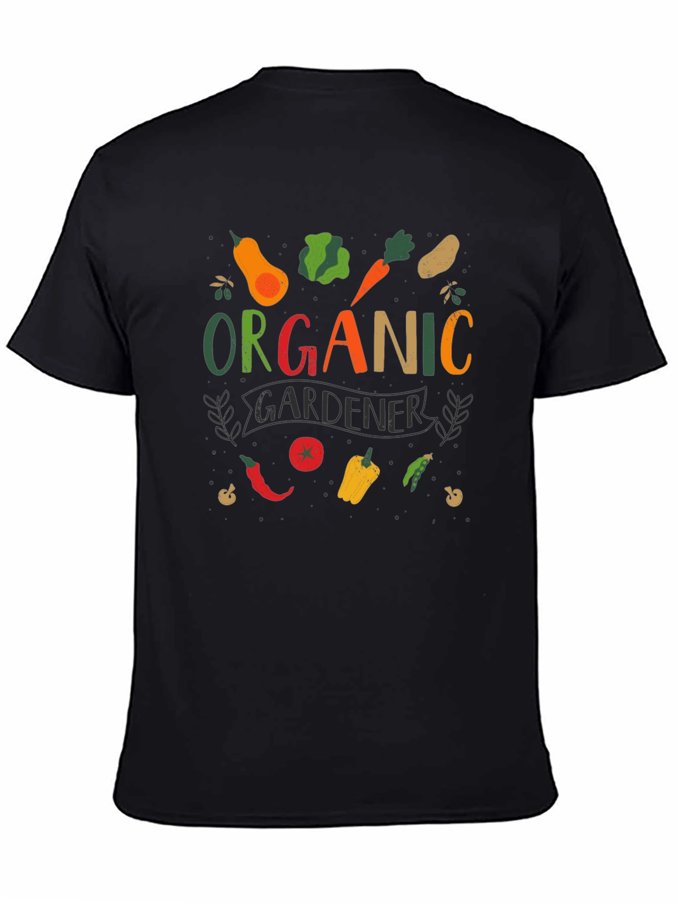 Organic Gardener T-Shirt - Unisex Black Tee