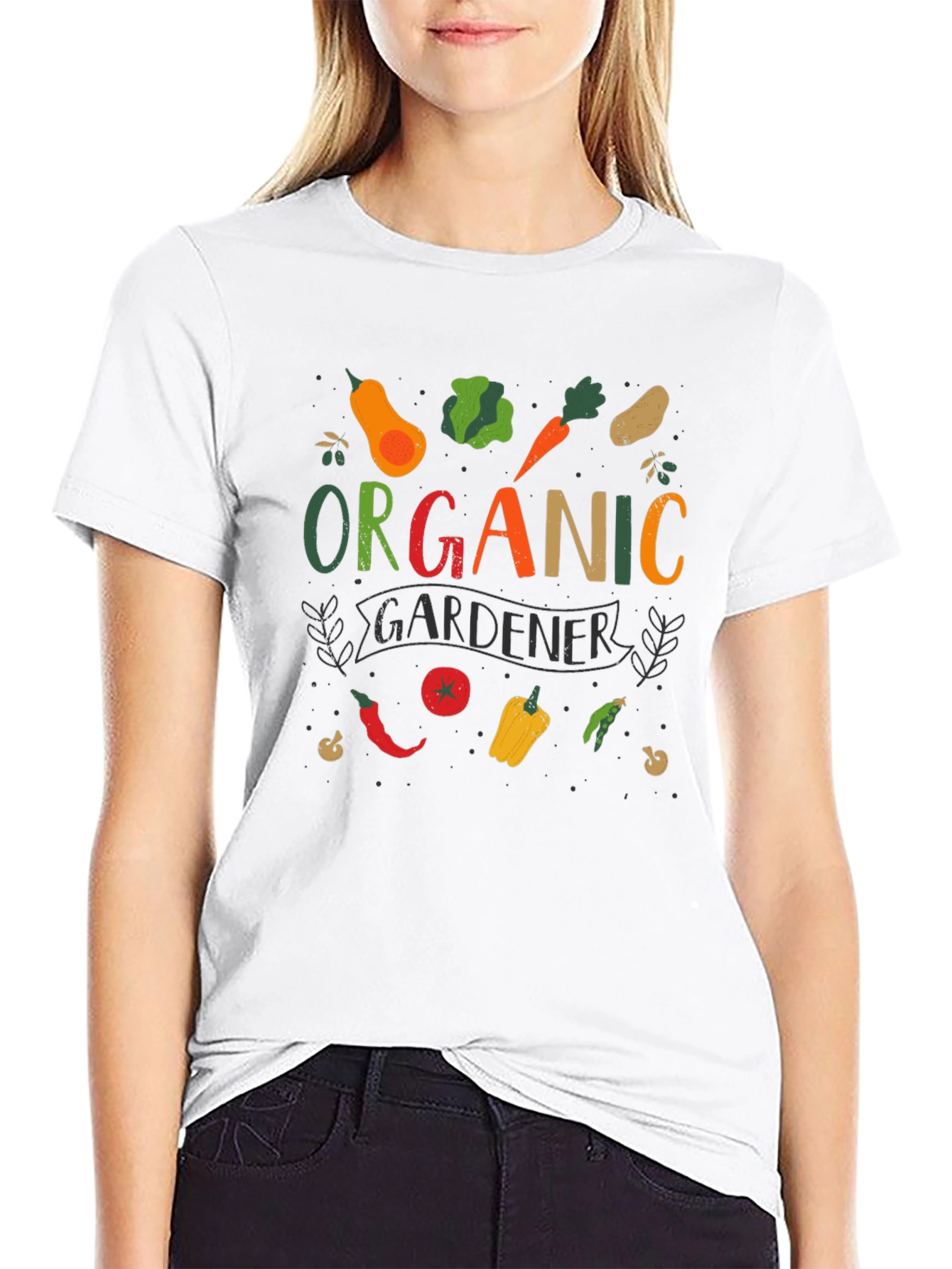 Organic Gardener T-Shirt - Unisex Black Tee