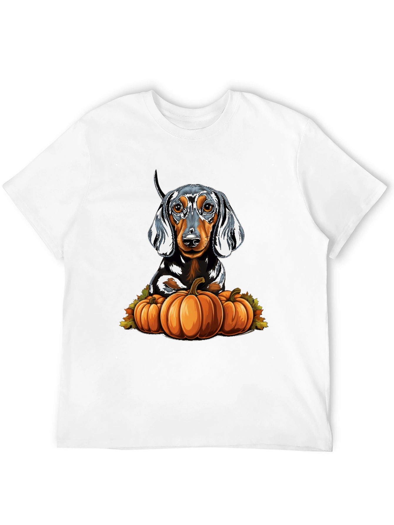 Dachshund & Pumpkins Graphic Tee