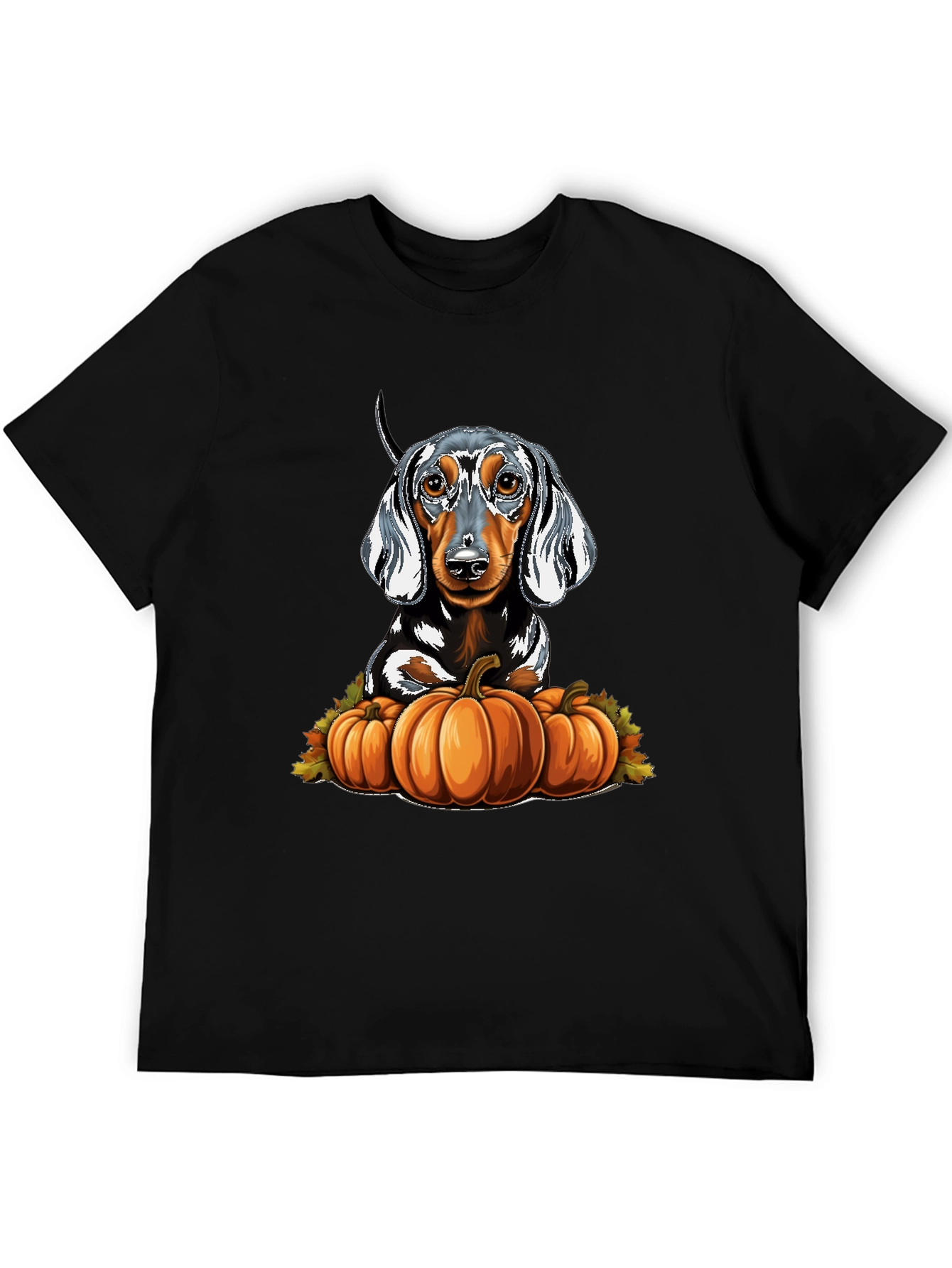 Dachshund & Pumpkins Graphic Tee