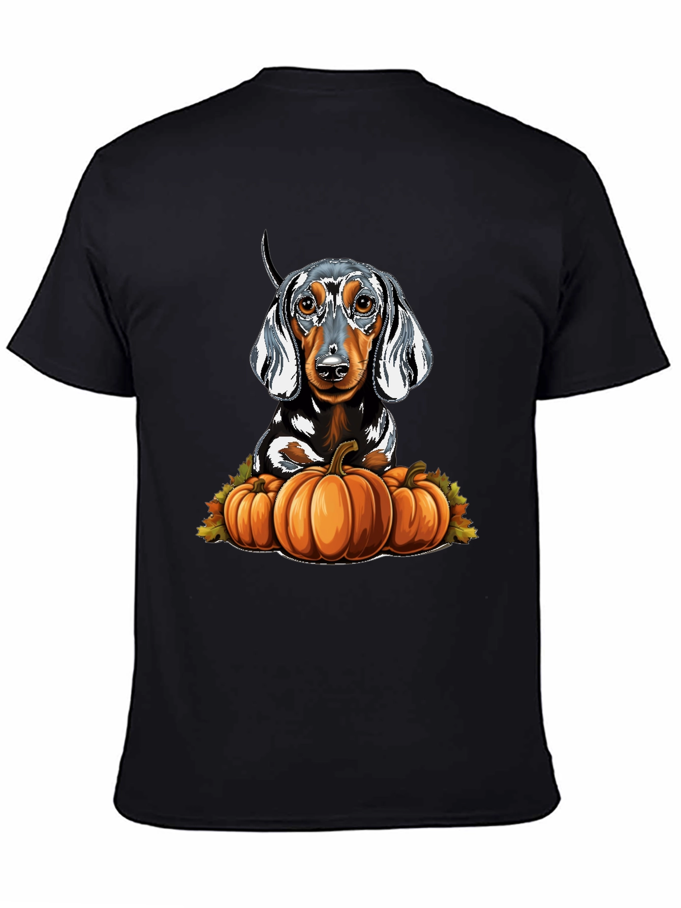 Dachshund & Pumpkins Graphic Tee