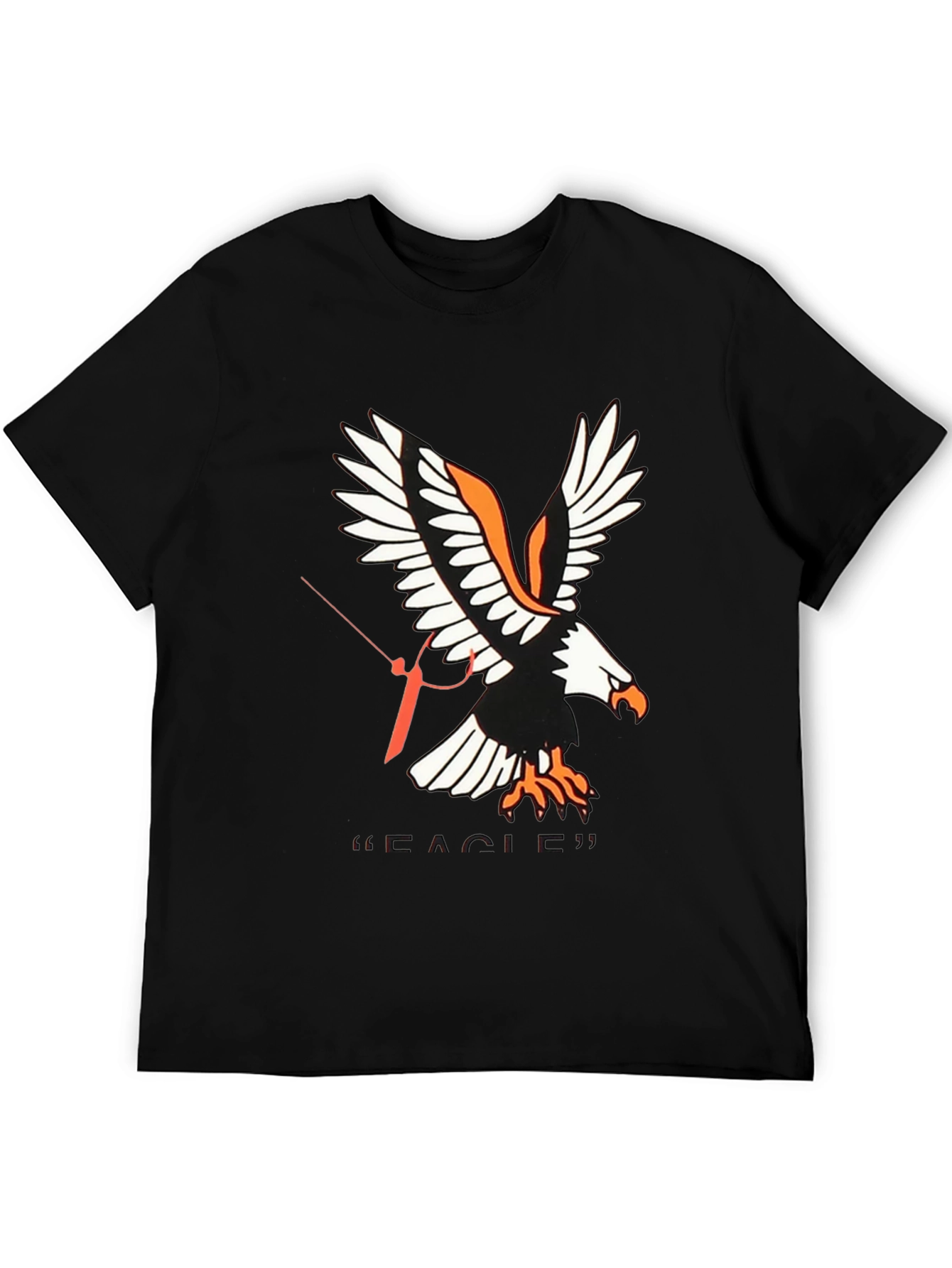 Eagle Graphic Tee - Stylish Mens Black T-Shirt