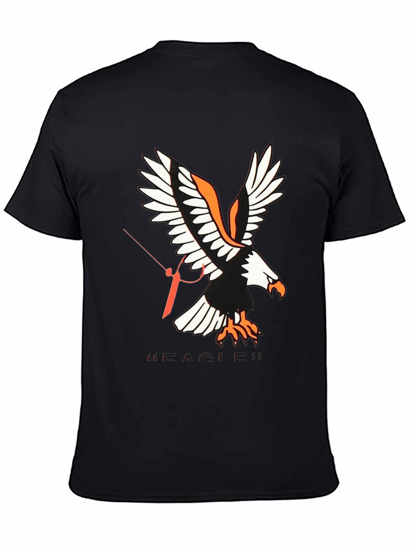 Eagle Graphic Tee - Stylish Mens Black T-Shirt
