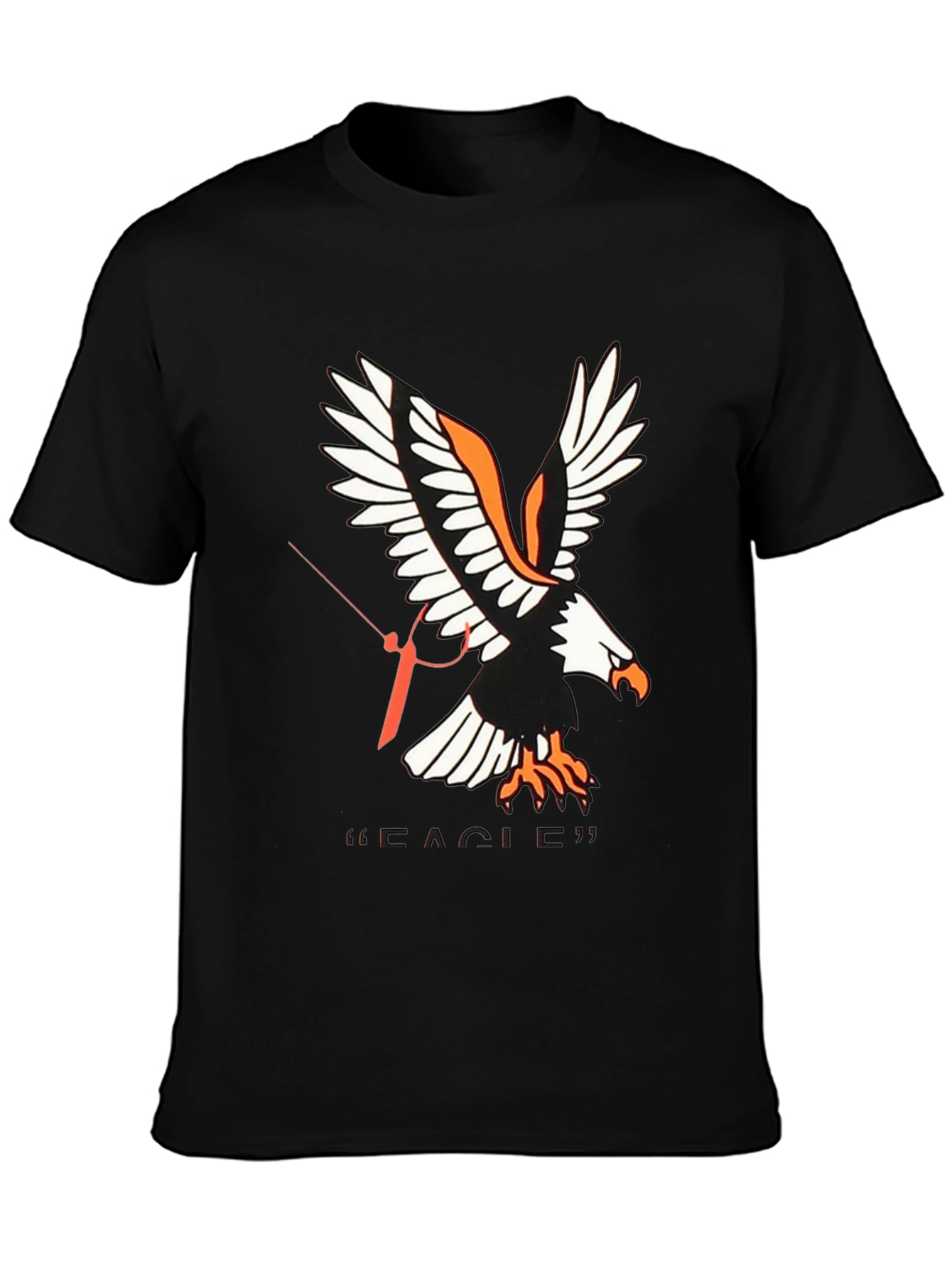 Eagle Graphic Tee - Stylish Mens Black T-Shirt