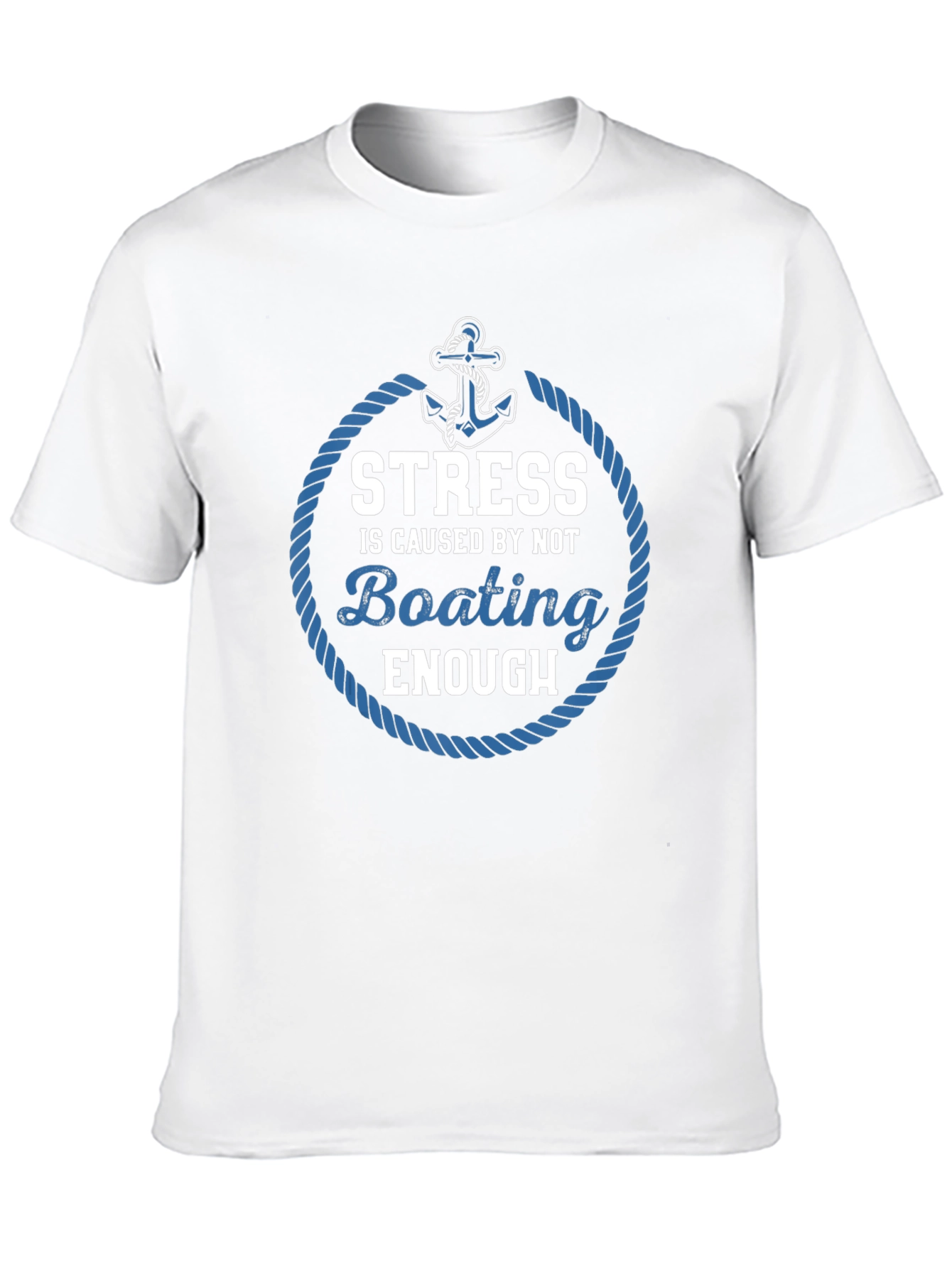 Boating Stress Relief T-Shirt - Anchor Design