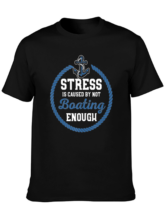Boating Stress Relief T-Shirt - Anchor Design