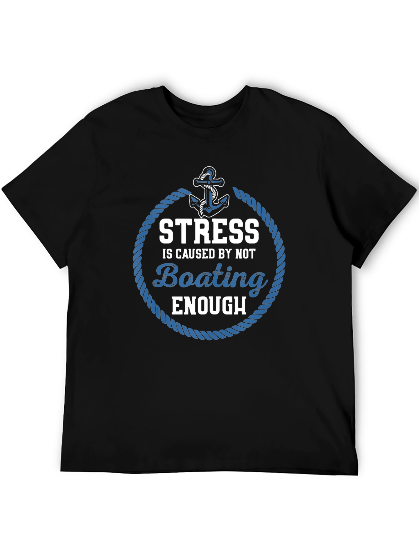 Boating Stress Relief T-Shirt - Anchor Design