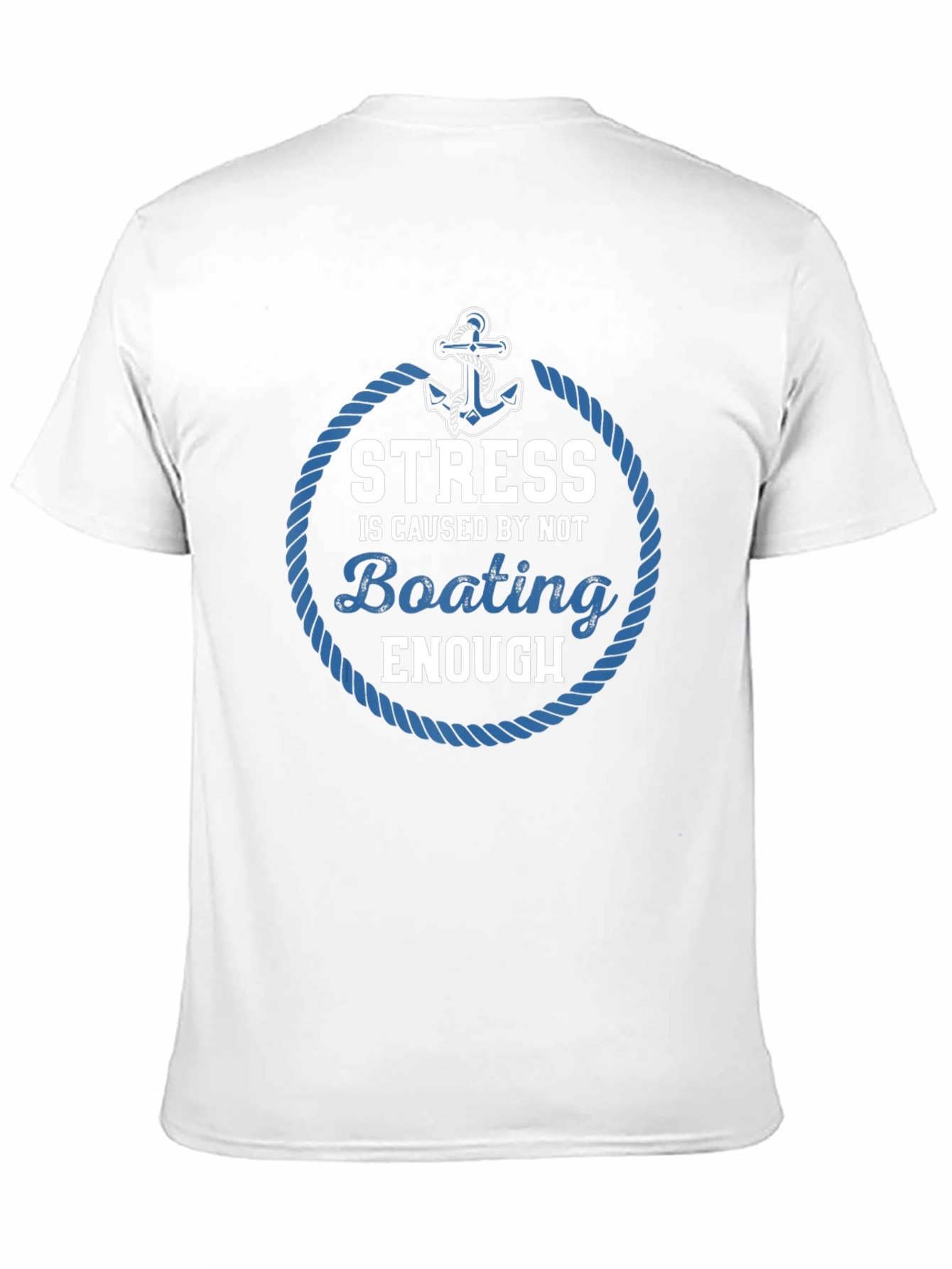 Boating Stress Relief T-Shirt - Anchor Design