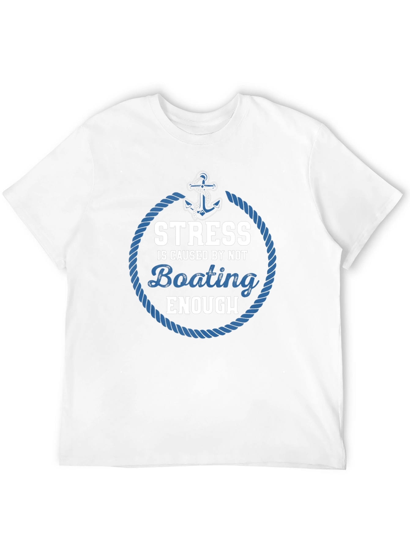 Boating Stress Relief T-Shirt - Anchor Design