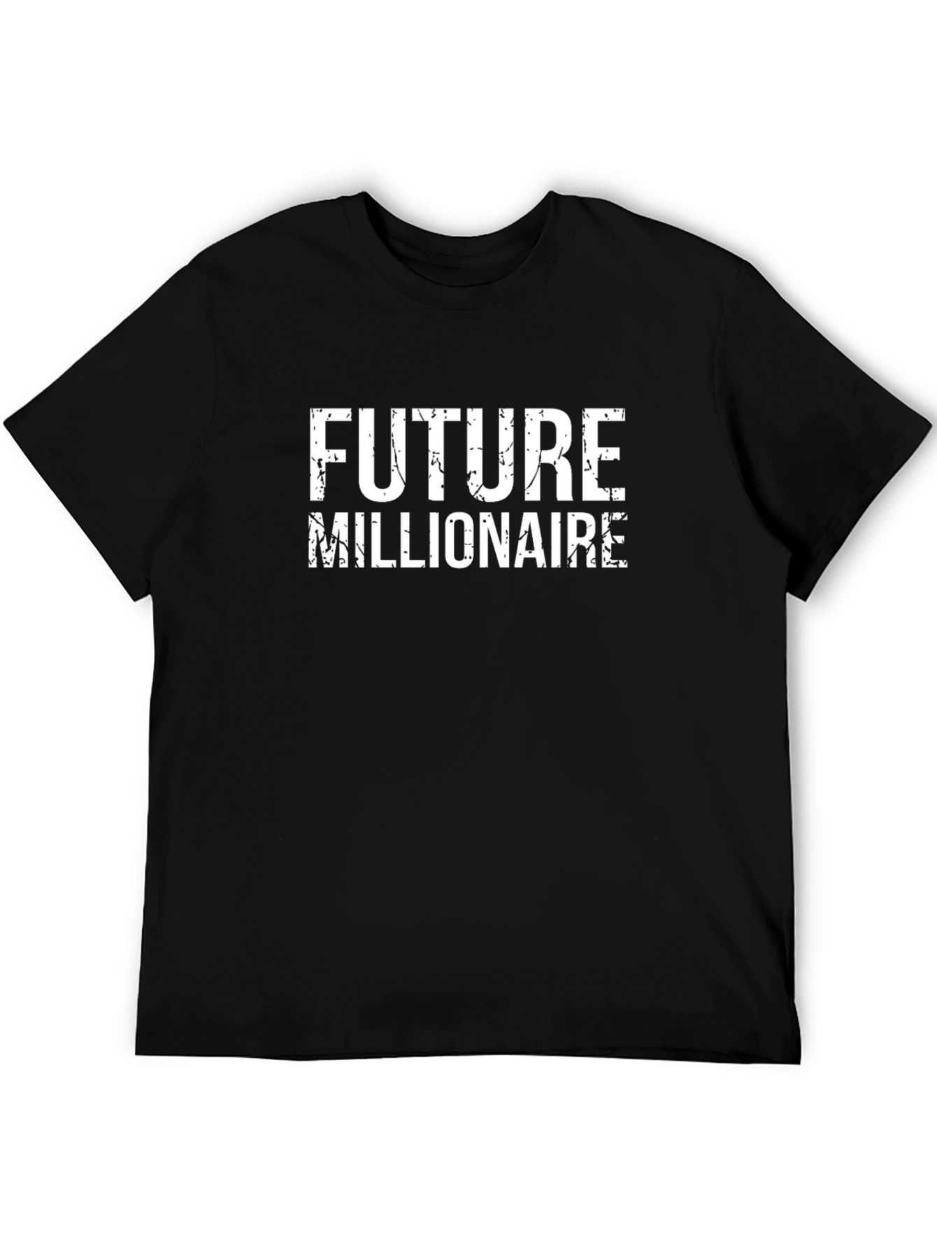 Future Millionaire Black Graphic Tee