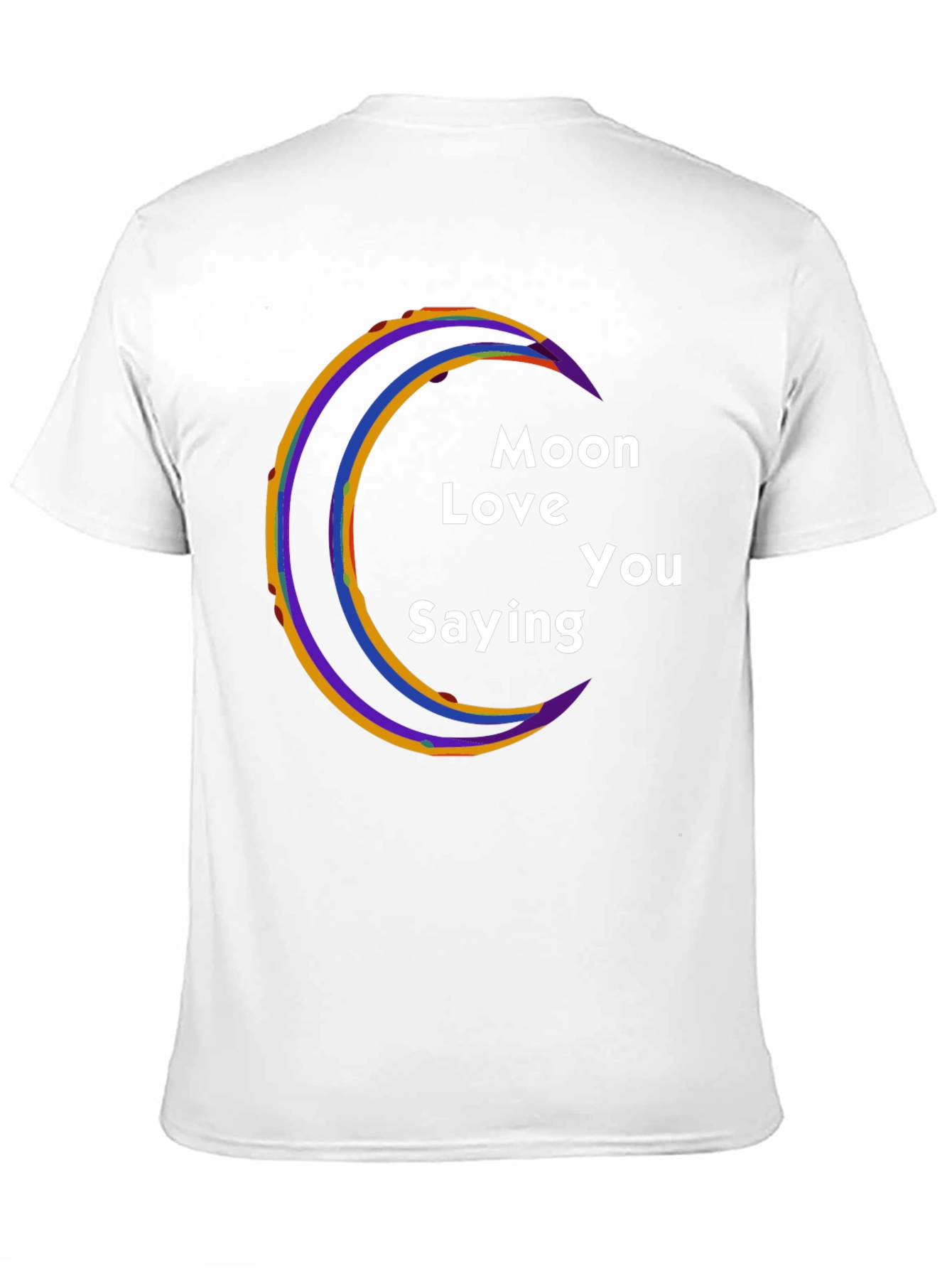 Moon Love You Saying Graphic T-Shirt