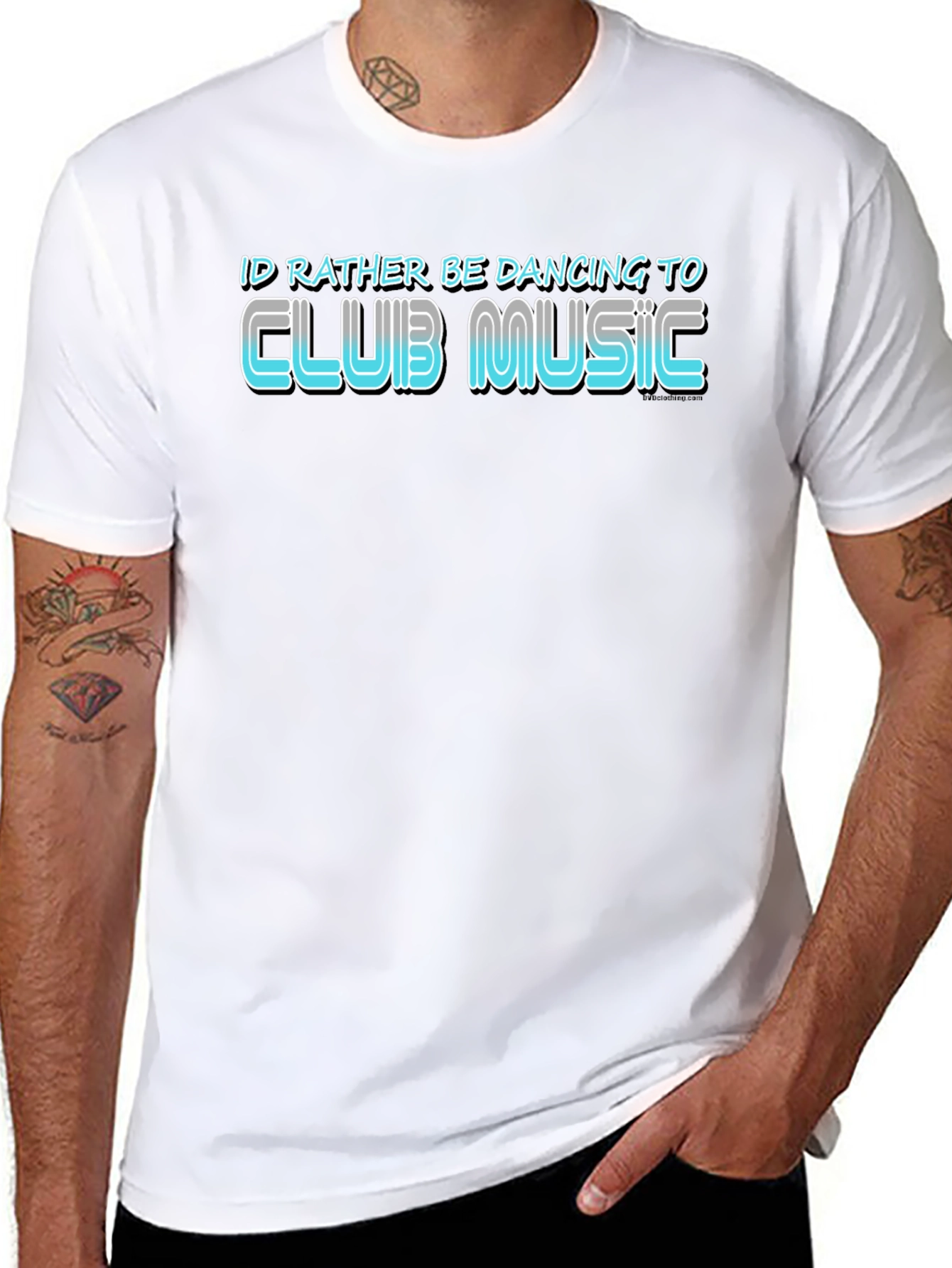 Club Music T-Shirt - Id Rather Be Dancing Tee