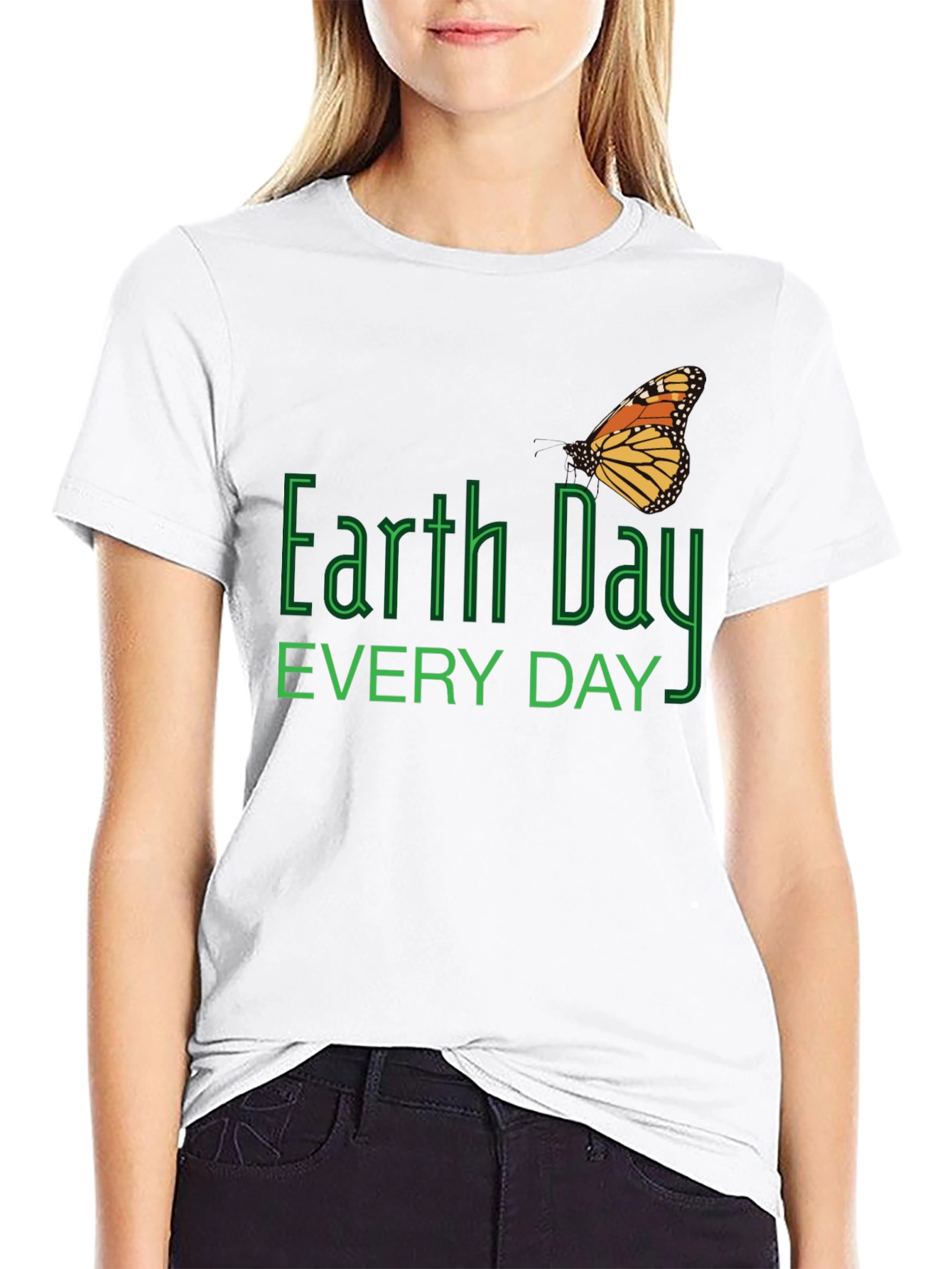 Earth Day Everyday Black T-Shirt