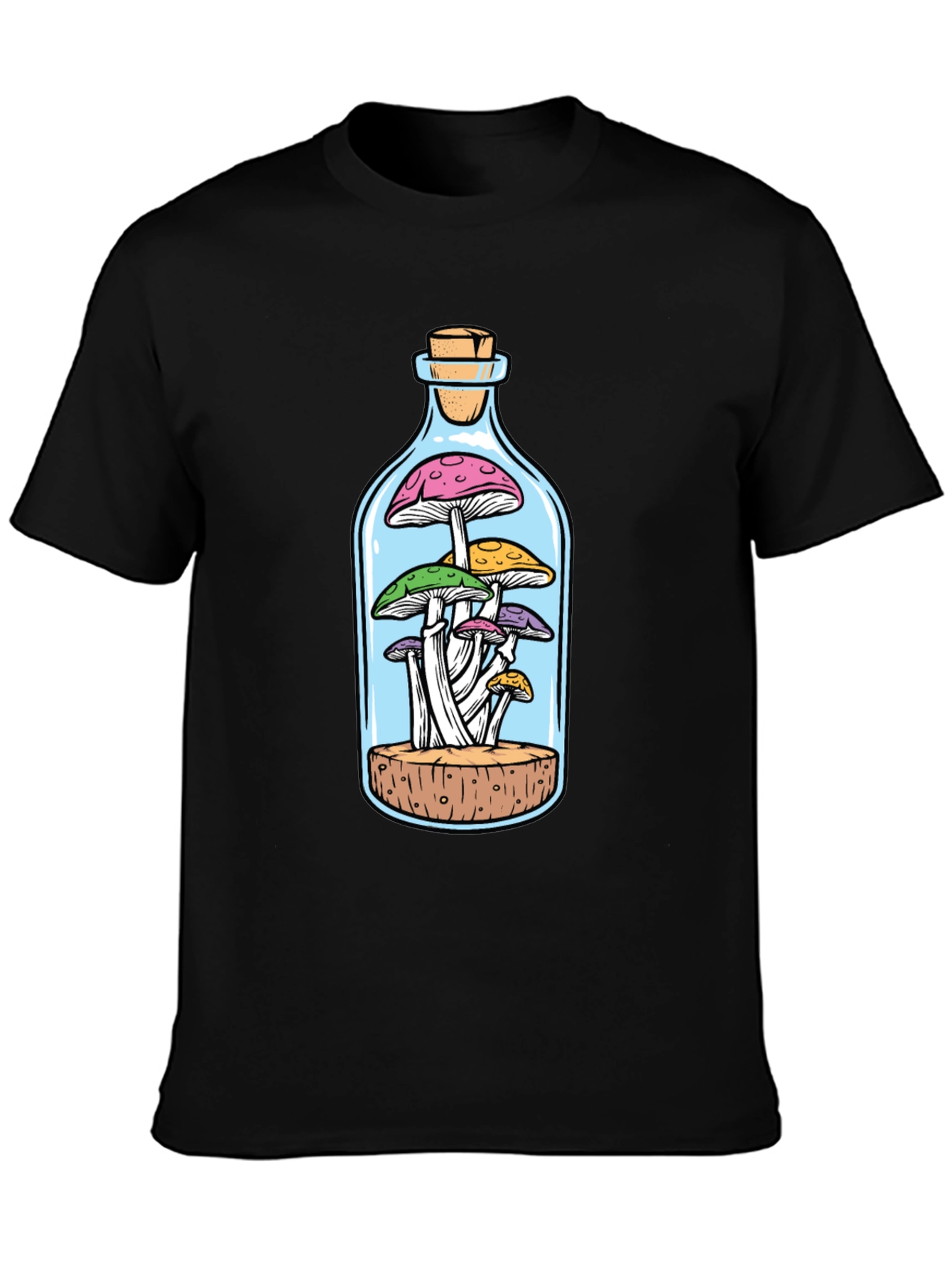 Mushroom Bottle Graphic Tee