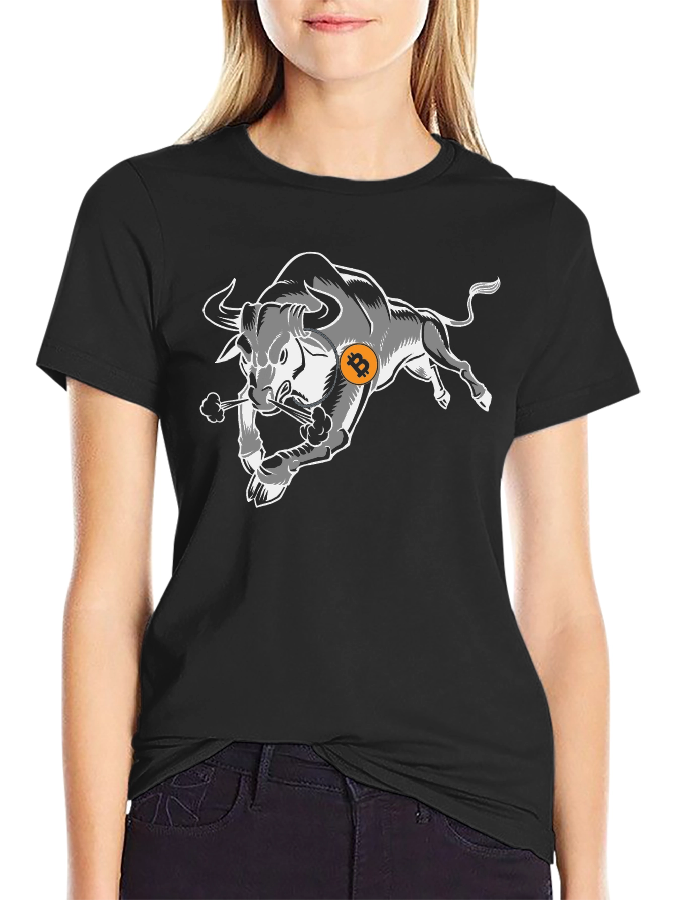 Bitcoin Bull T-Shirt - Crypto Investor Tee