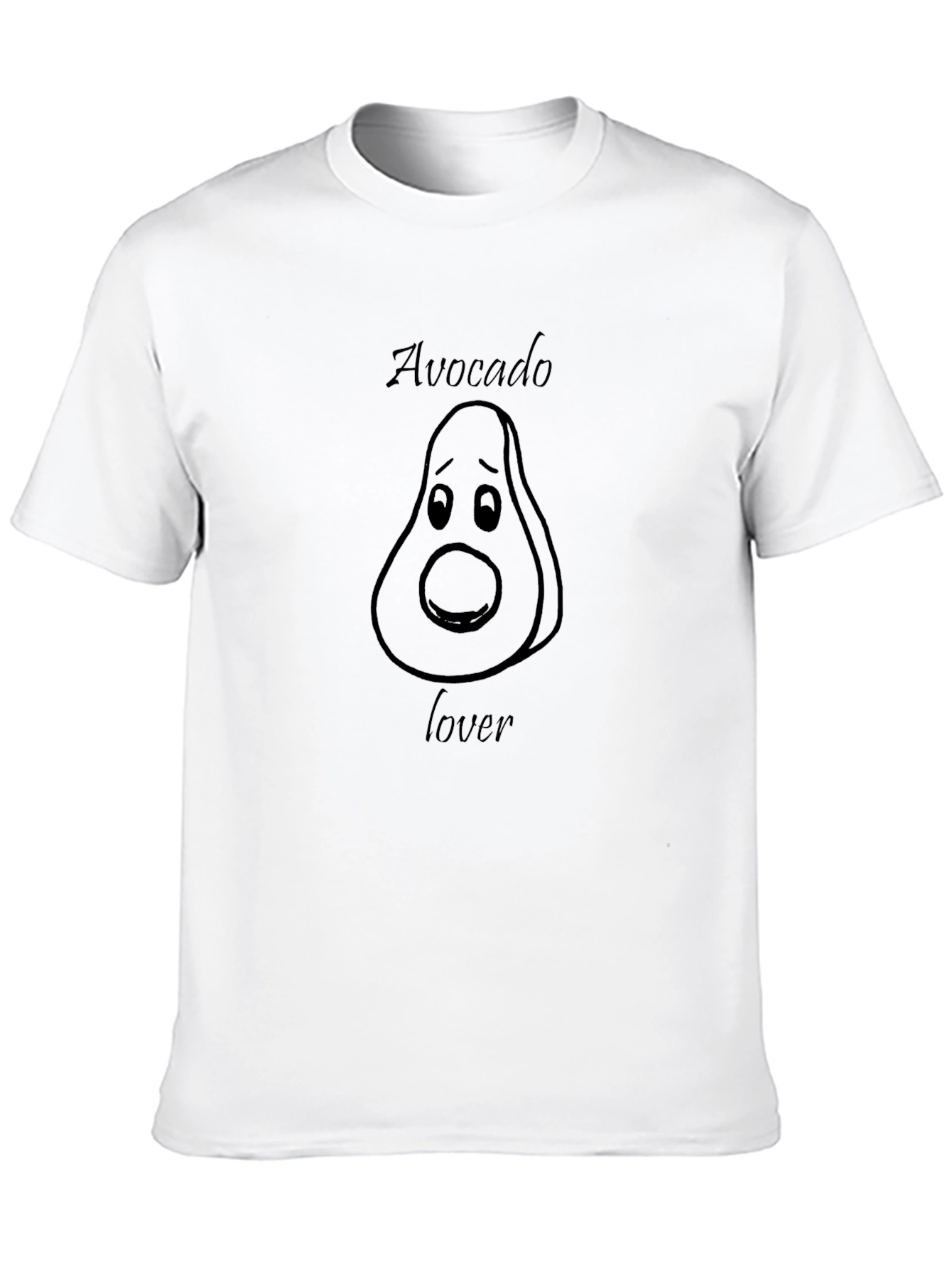 Avocado Lover Black T-Shirt
