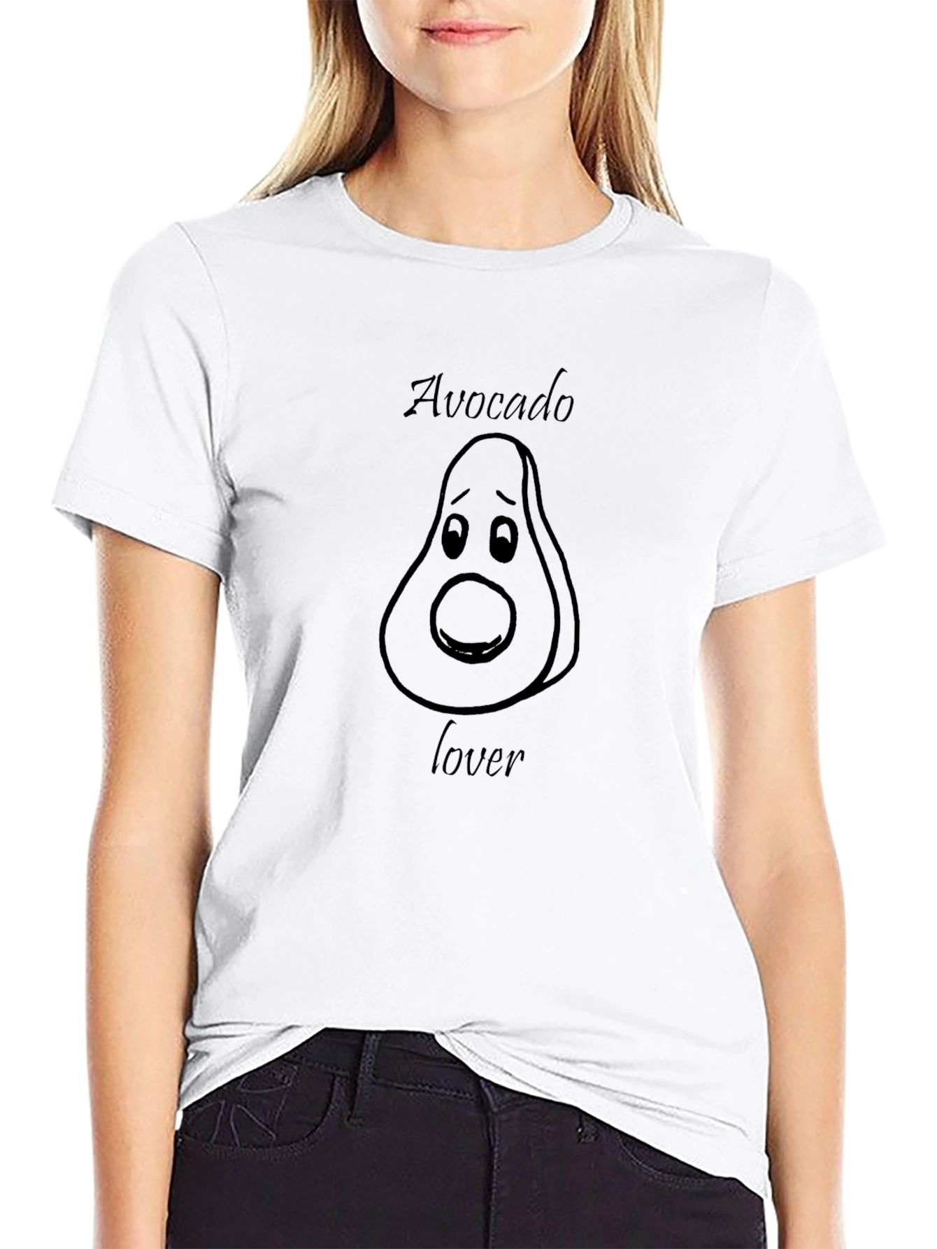 Avocado Lover Black T-Shirt