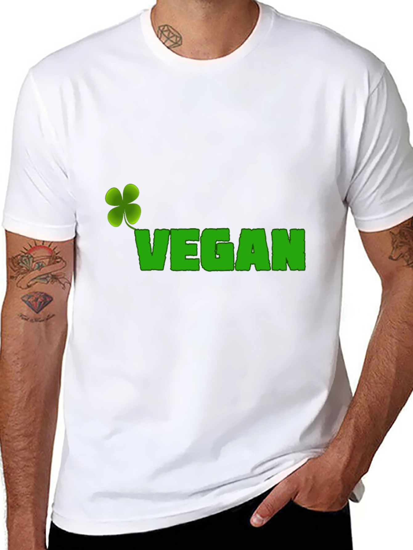 Vegan Shamrock T-Shirt - Plant Based Lifestyle Tee