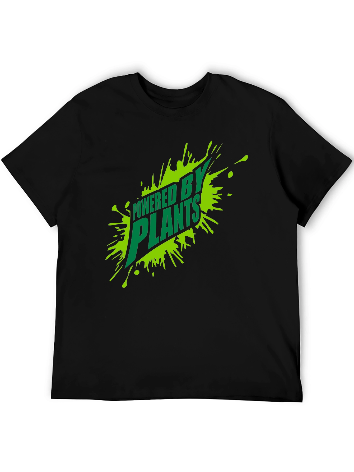 Powered By Plants T-Shirt - Vegan Lifestyle Tee