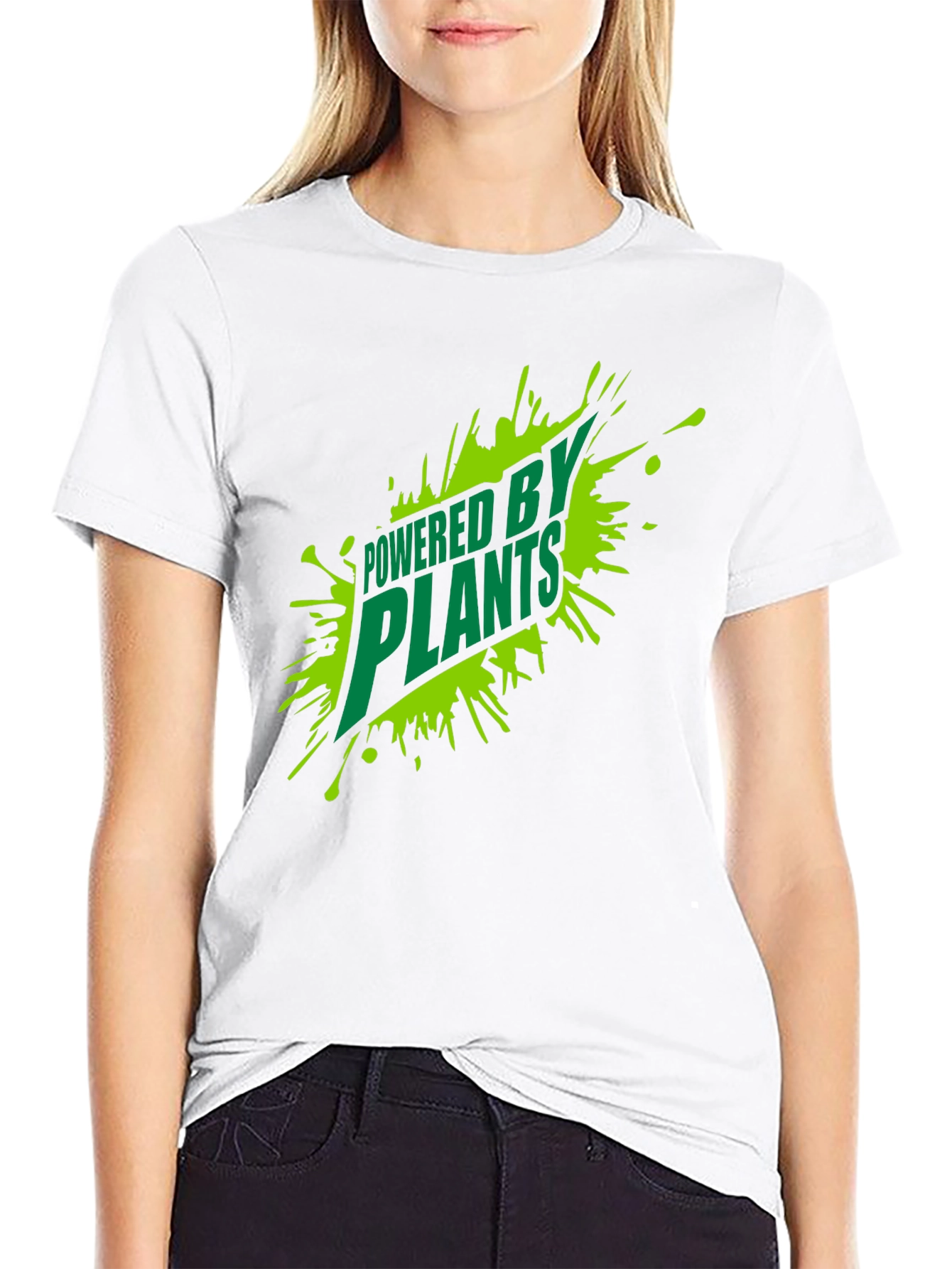 Powered By Plants T-Shirt - Vegan Lifestyle Tee