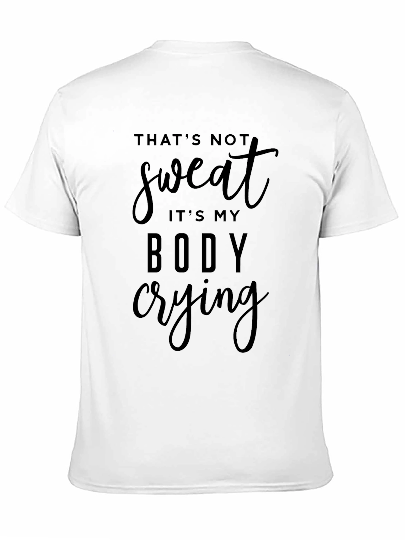 Body Crying Black Graphic Tee