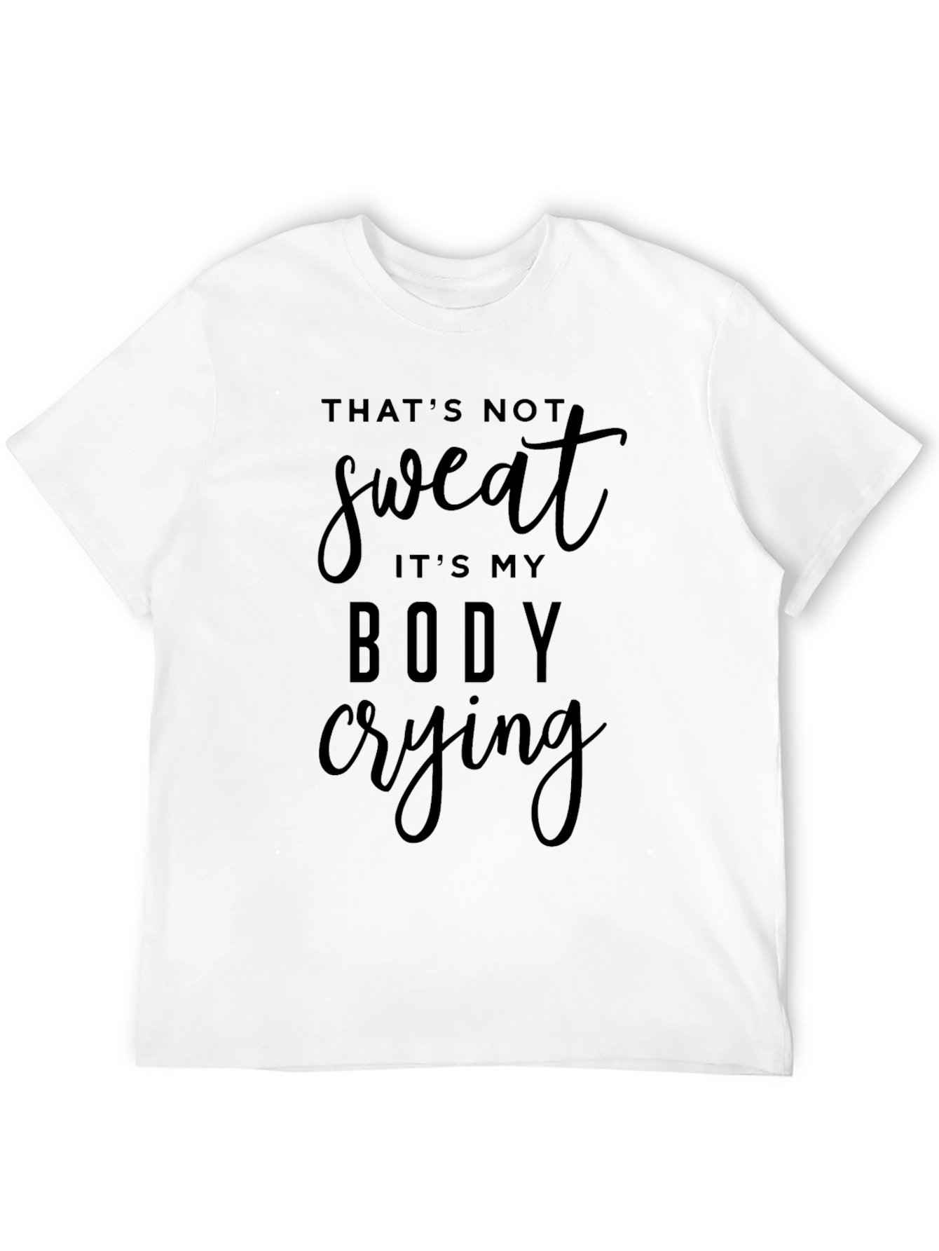 Body Crying Black Graphic Tee
