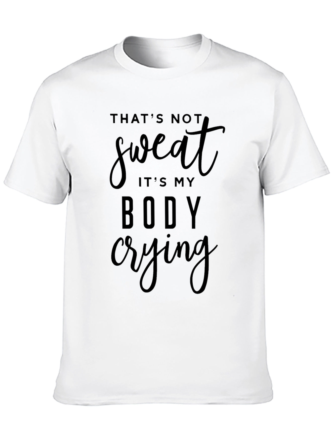 Body Crying Black Graphic Tee
