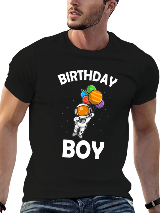 Birthday Boy Astronaut T-Shirt - Space Theme