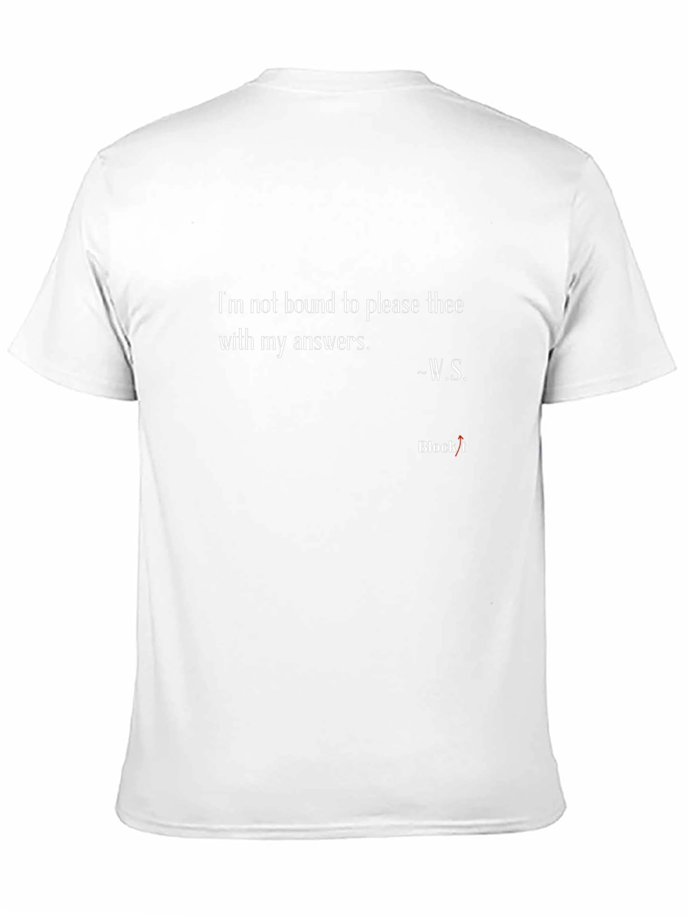Im Not Bound T-Shirt - Literary Quote Tee