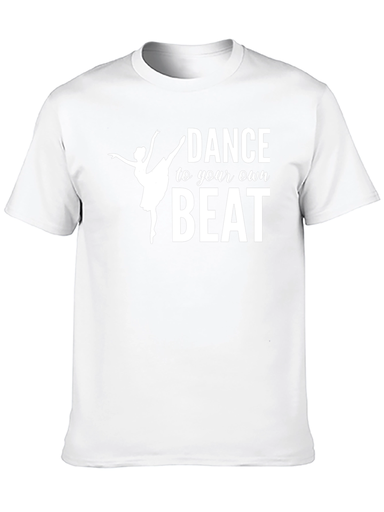 Dance to Your Own Beat Graphic Tee - Black
