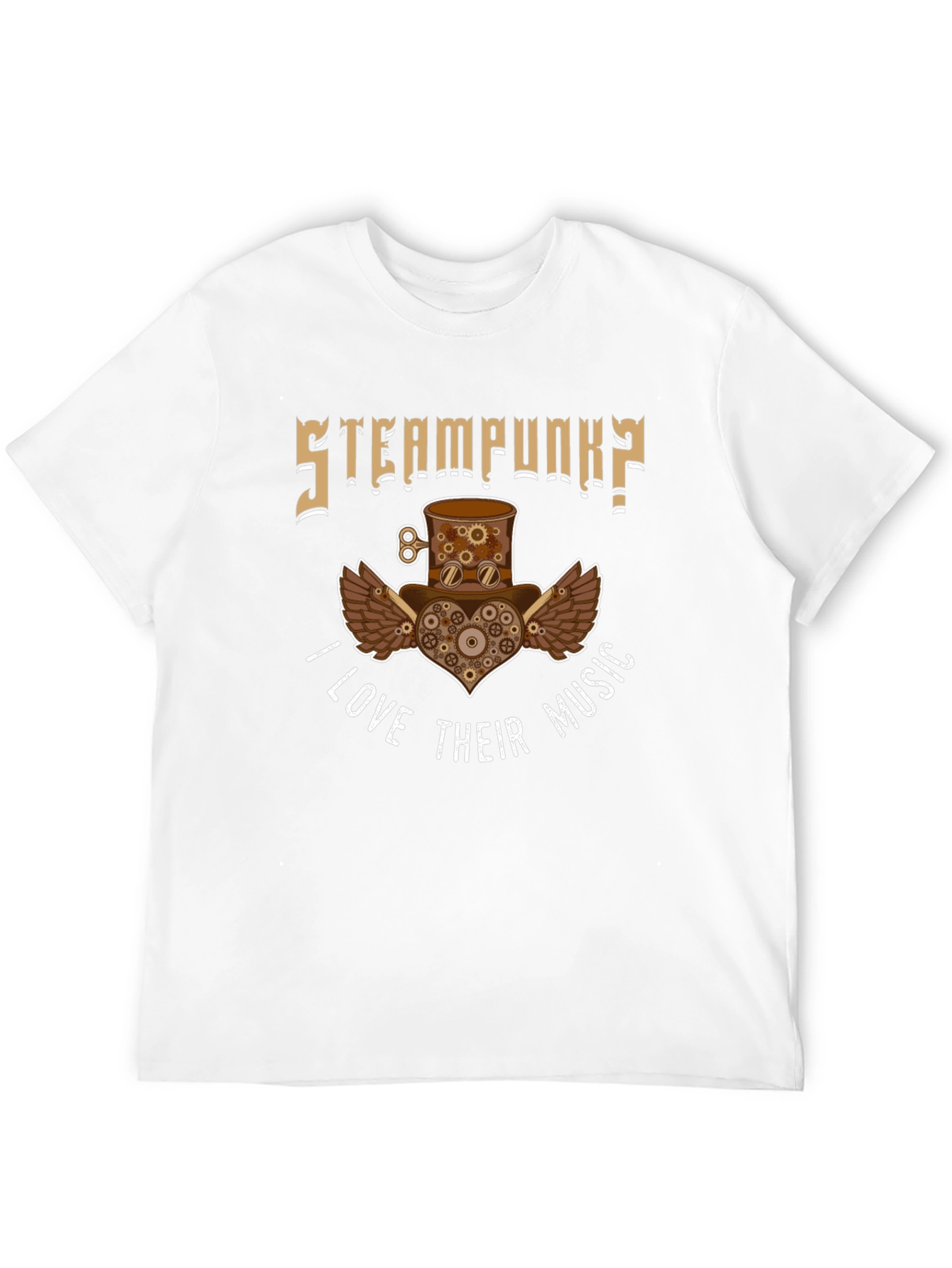Steampunk Music Lover T-Shirt - Graphic Tee