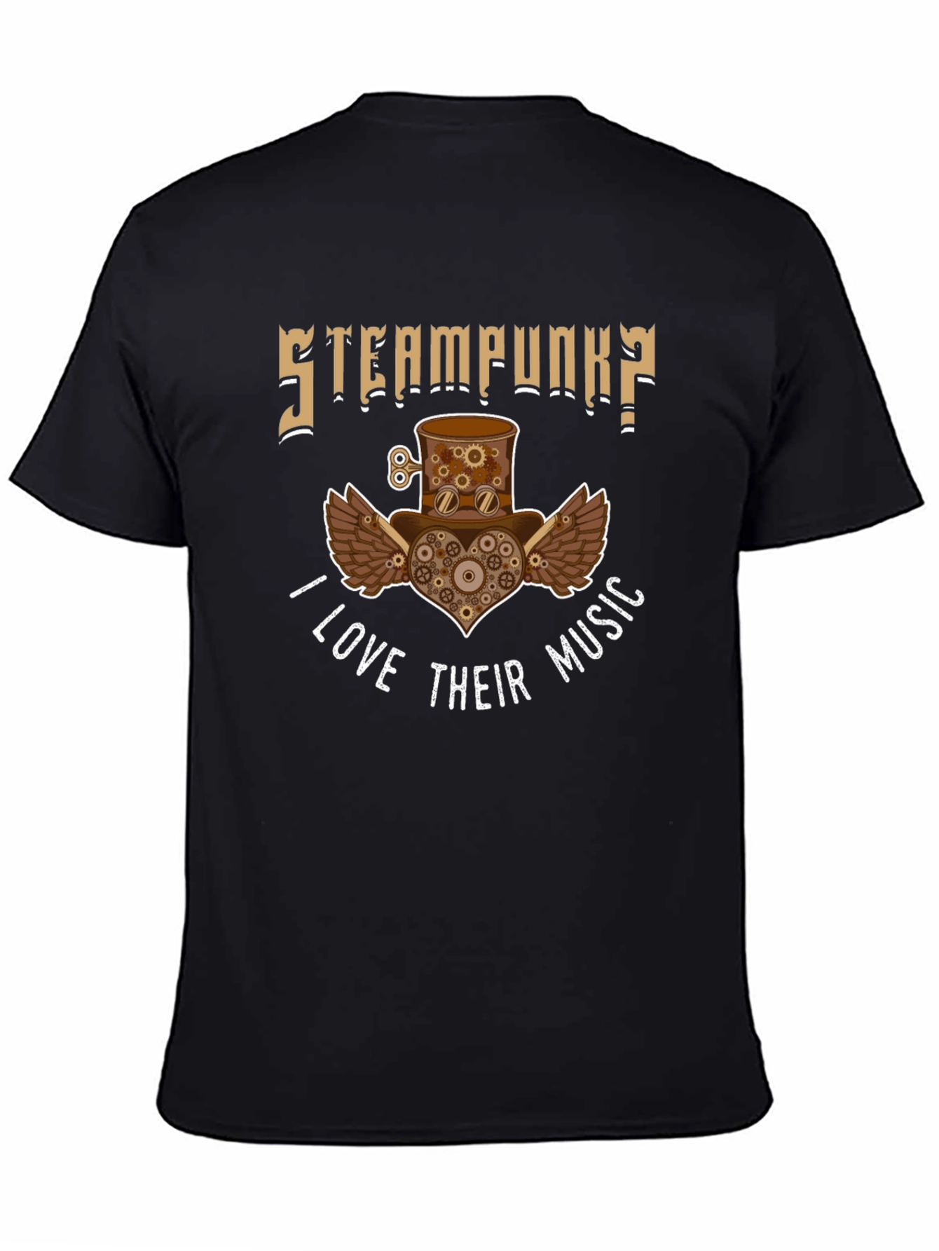 Steampunk Music Lover T-Shirt - Graphic Tee