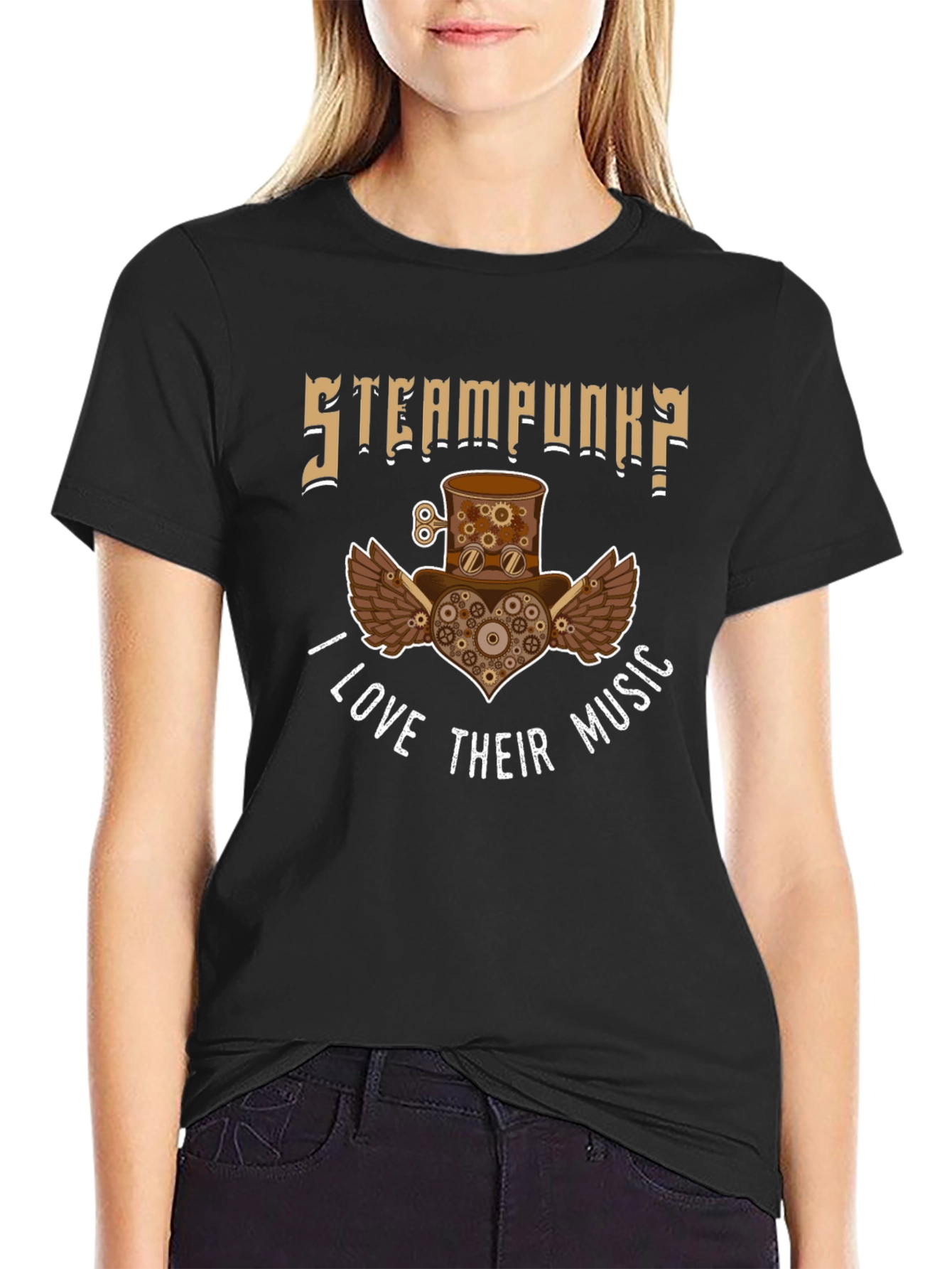 Steampunk Music Lover T-Shirt - Graphic Tee