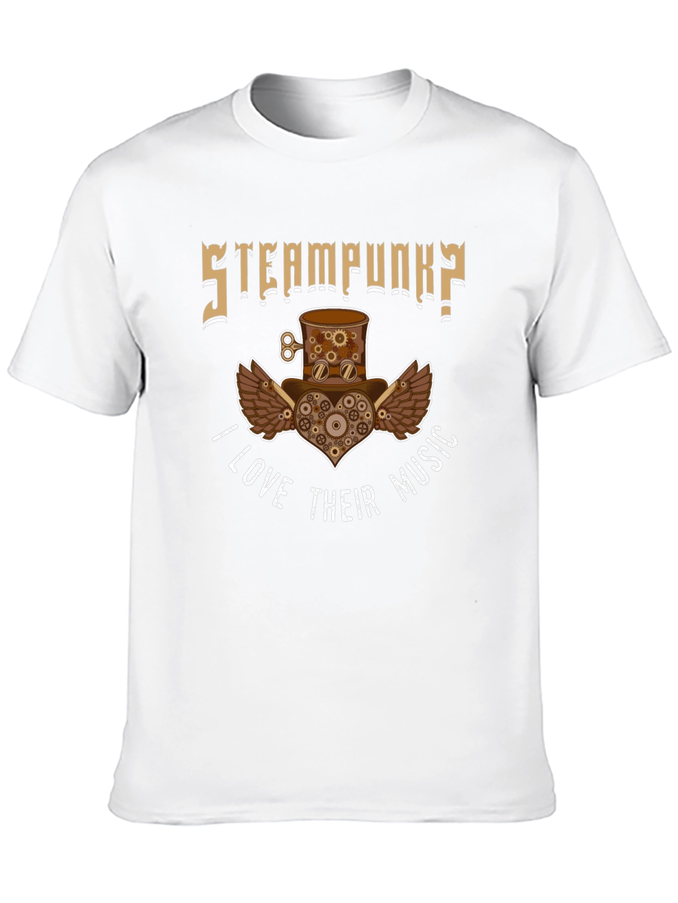Steampunk Music Lover T-Shirt - Graphic Tee
