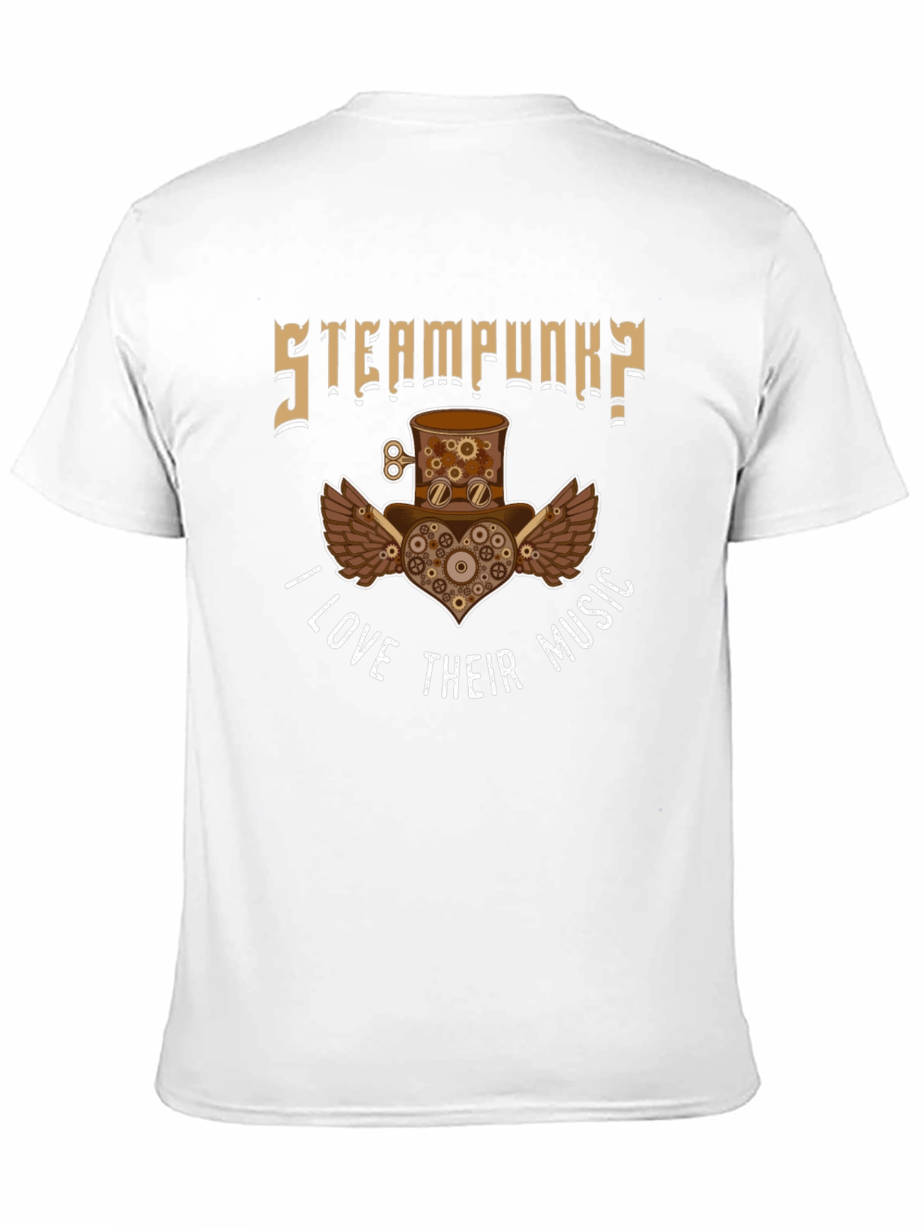 Steampunk Music Lover T-Shirt - Graphic Tee