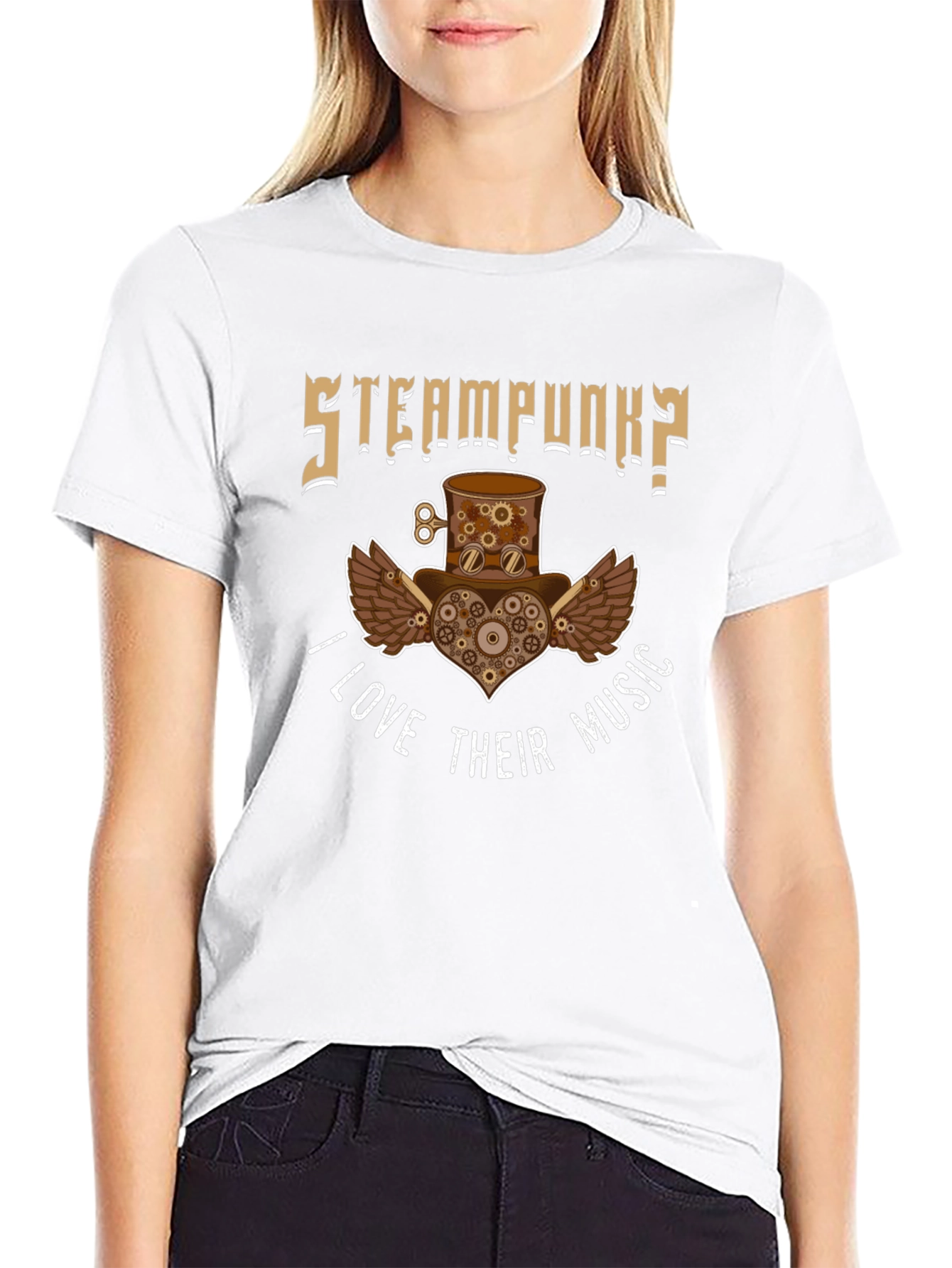 Steampunk Music Lover T-Shirt - Graphic Tee