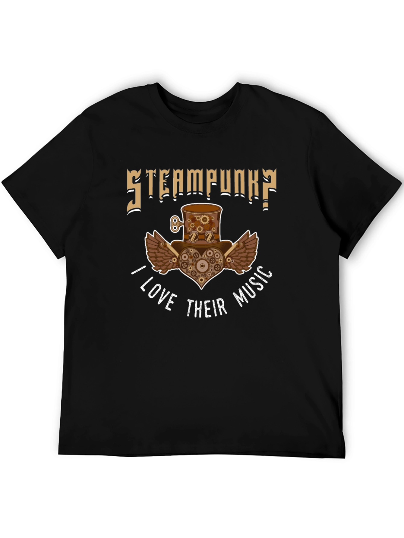 Steampunk Music Lover T-Shirt - Graphic Tee