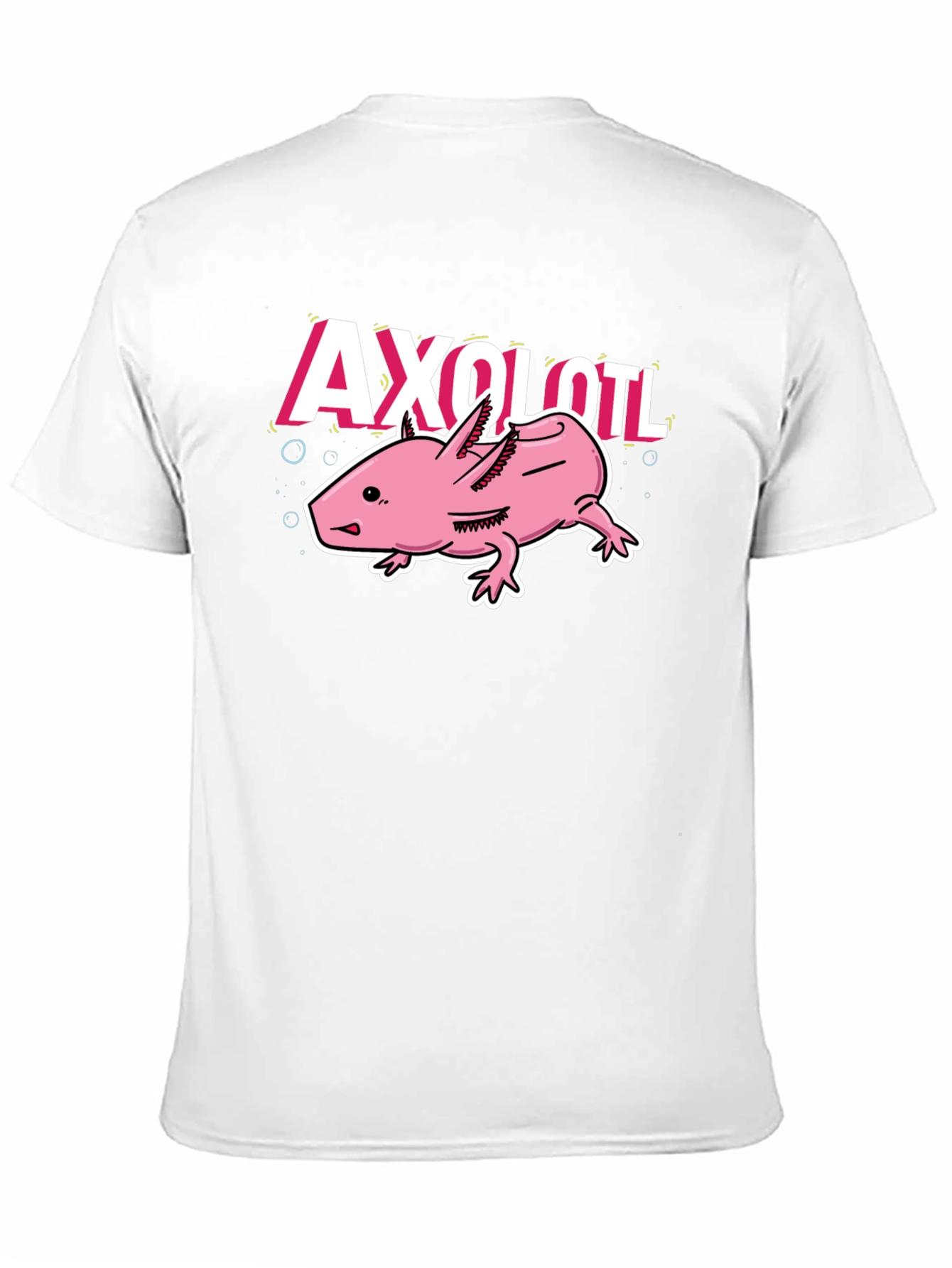 Axolotl Graphic Tee - Trendy Amphibian Design